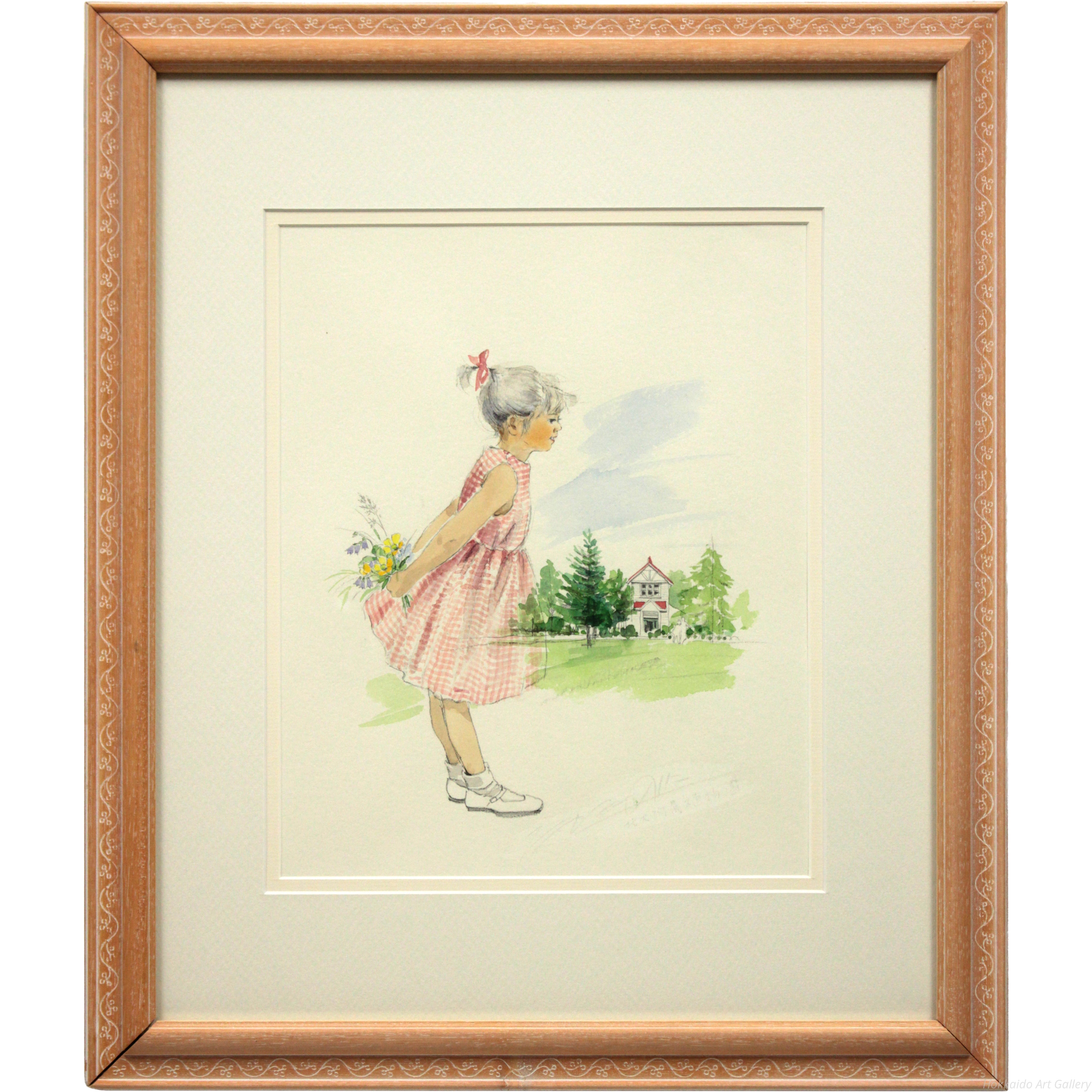 たかたのりこ 『北大付属植物園』 水彩画 - 北海道画廊