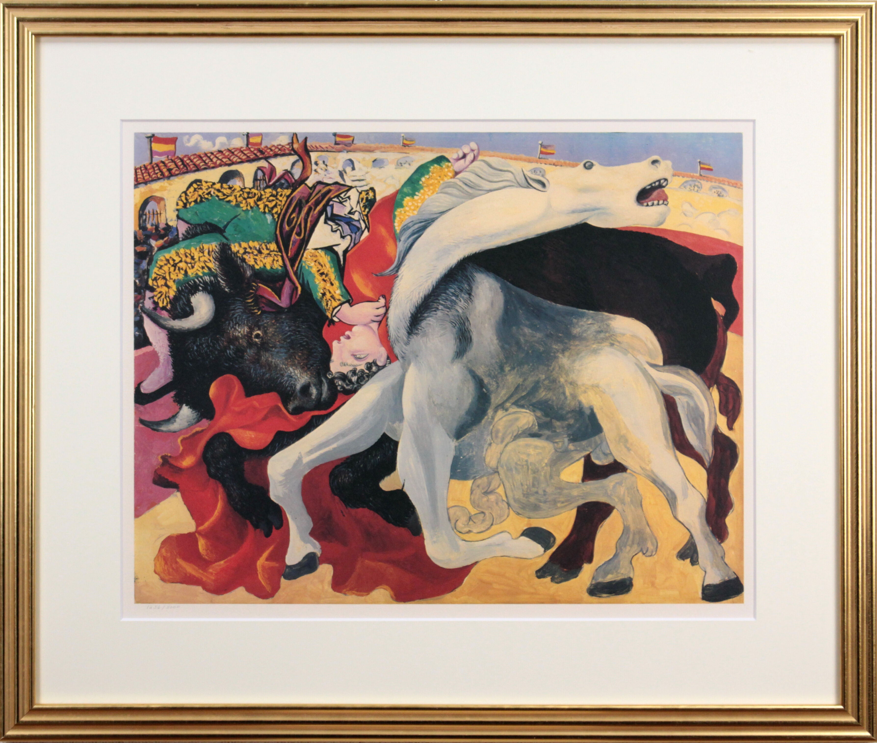パブロ・ピカソ 『闘牛：闘牛士の死』 版画 - 北海道画廊