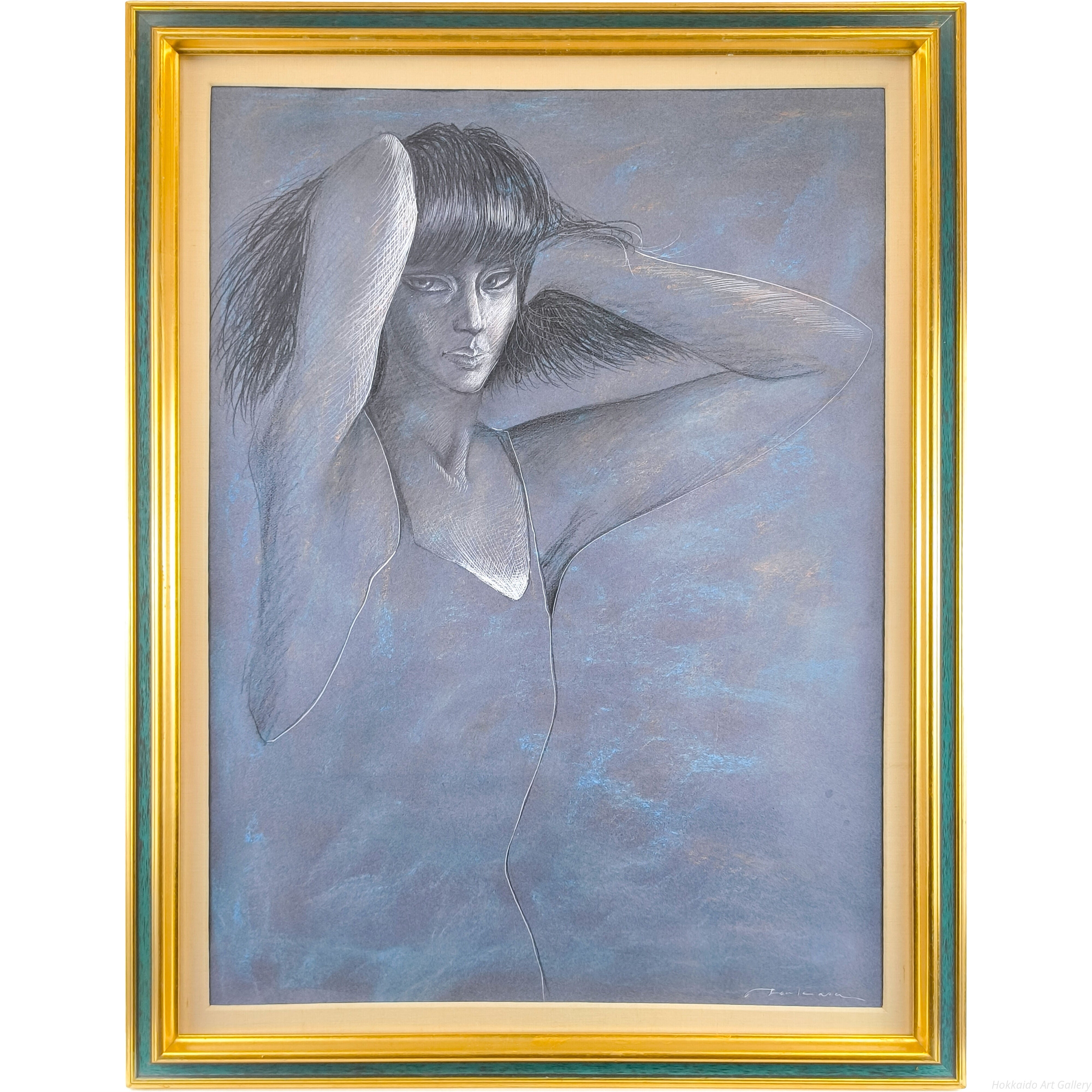 司修 『女』 パステル画 - 北海道画廊