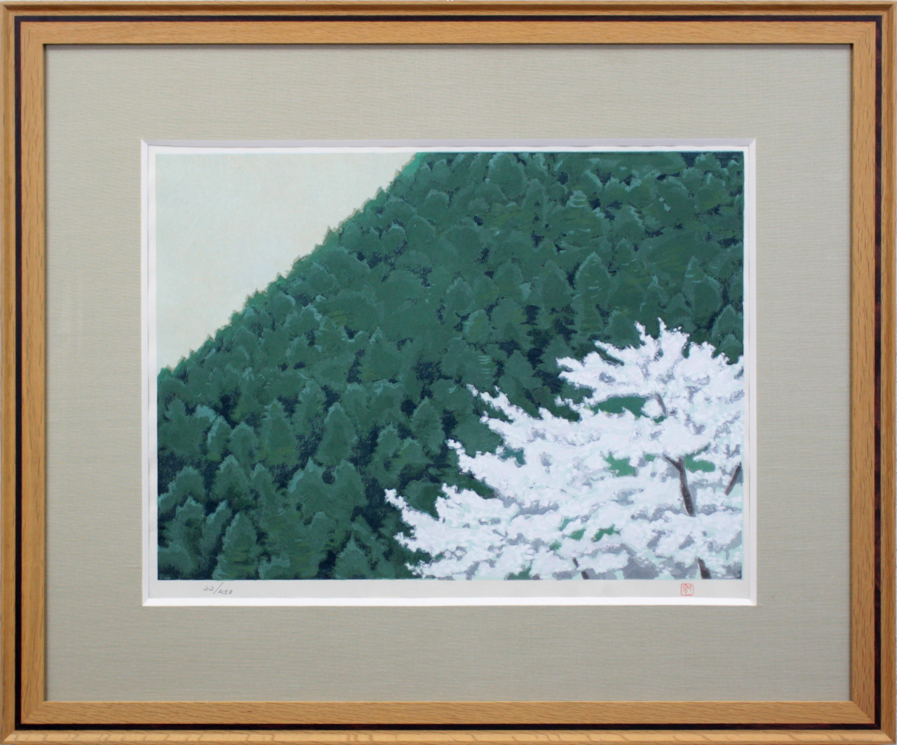 東山魁夷 『春静』 木版画 - 北海道画廊