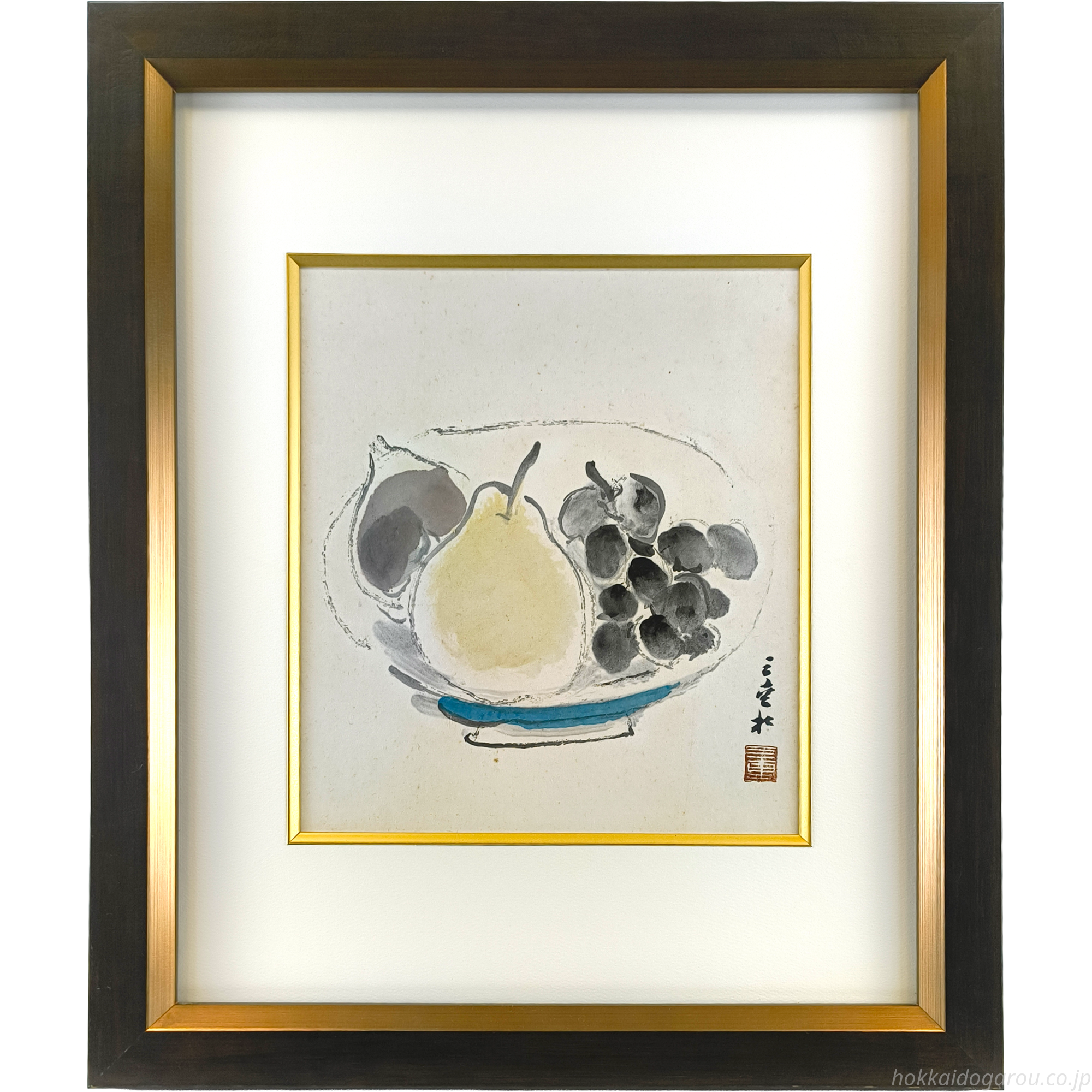 田辺三重松 『果物』 水彩画 - 北海道画廊 田辺三重松 『果物』 水彩画 - 北海道画廊