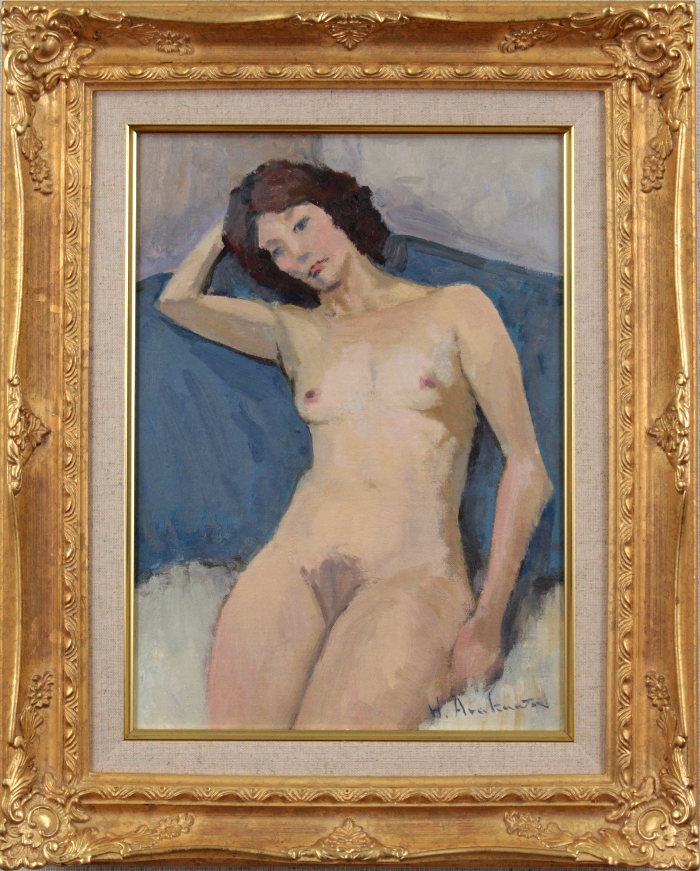 荒川 宏 『裸婦』 油彩画 - 北海道画廊