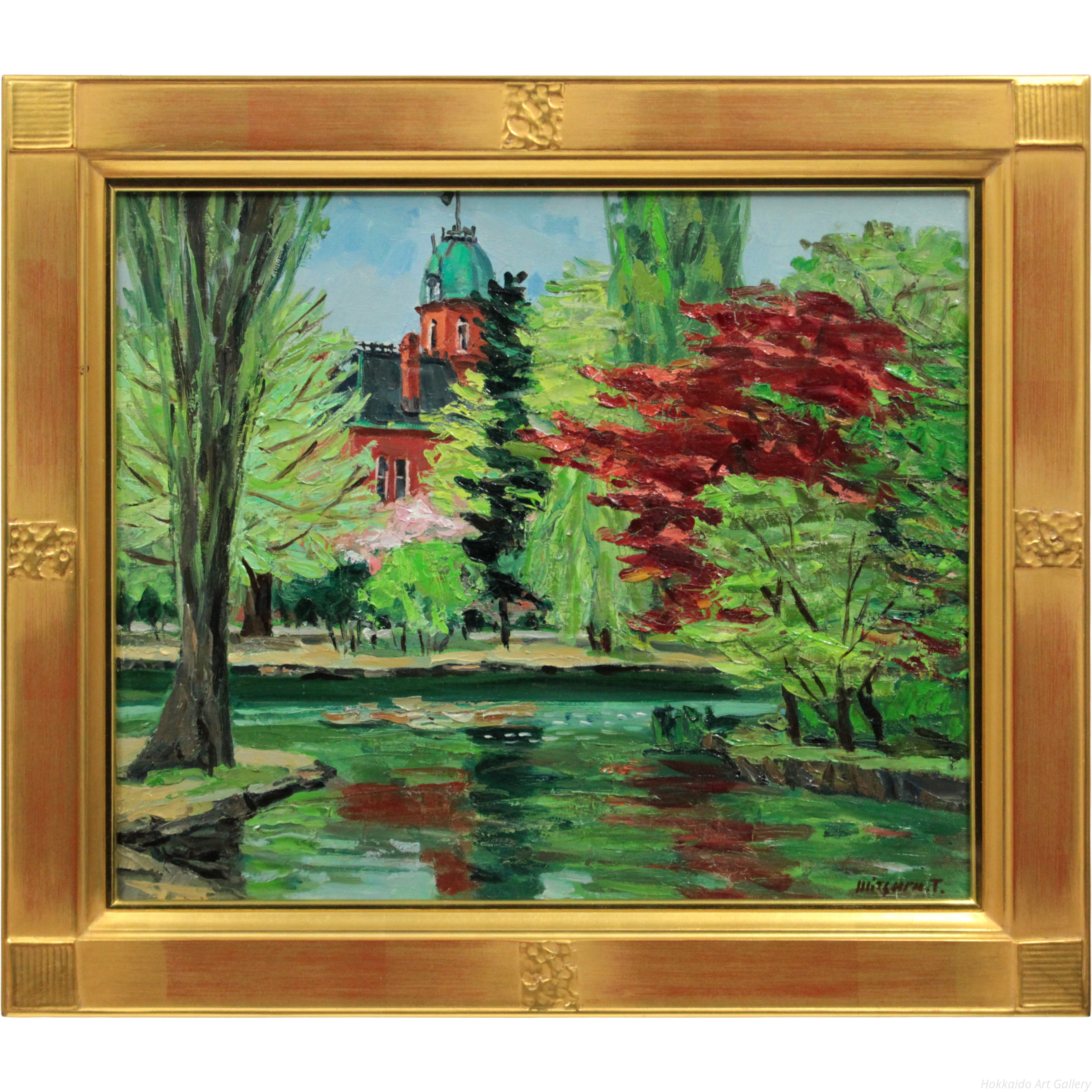 豊田満 『道庁初夏』 油彩画 - 北海道画廊