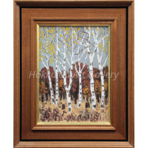 坂本直行『原野の白樺』 – 北海道画廊