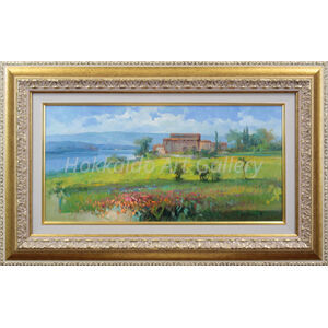 ジャンニ・ラファンドレ 『トスカーナの春』 油彩画 - 北海道画廊