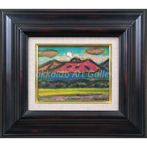 田中慶光 『樽前山』 油彩画 - 北海道画廊