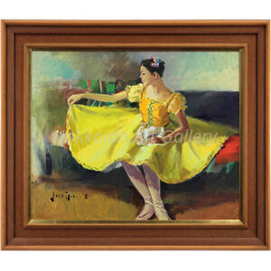 油彩画 「踊子」 寺井重三 『踊り子』 油彩画 - 北海道画廊