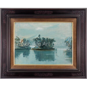 三岸 好太郎 『大沼風景』 油彩画 - 北海道画廊