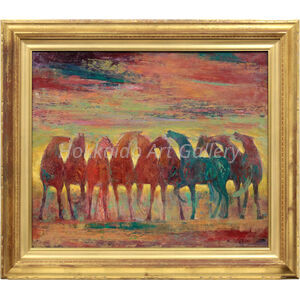 三塩清巳 『群馬』 油彩画 - 北海道画廊