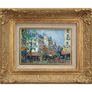 石川啓司　絵画 油絵 石川啓司 『パリ風景』 油彩画 - 北海道画廊