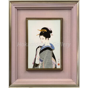 志村立美 『羽織』 陶板画 - 北海道画廊