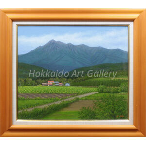 斜里岳とじゃがいも畑 | 伊藤正一 – 北海道画廊