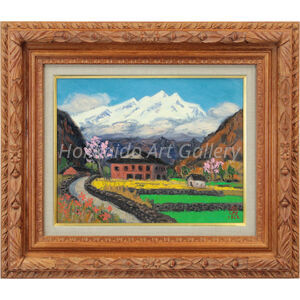 坂本直行 『ネパール』 油彩画 - 北海道画廊