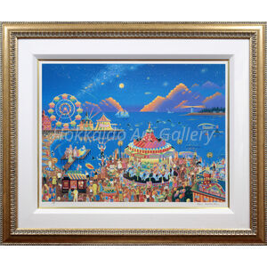 ケイ・マスダ 『シーサイドカーニバル』 シルクスクリーン - 北海道画廊