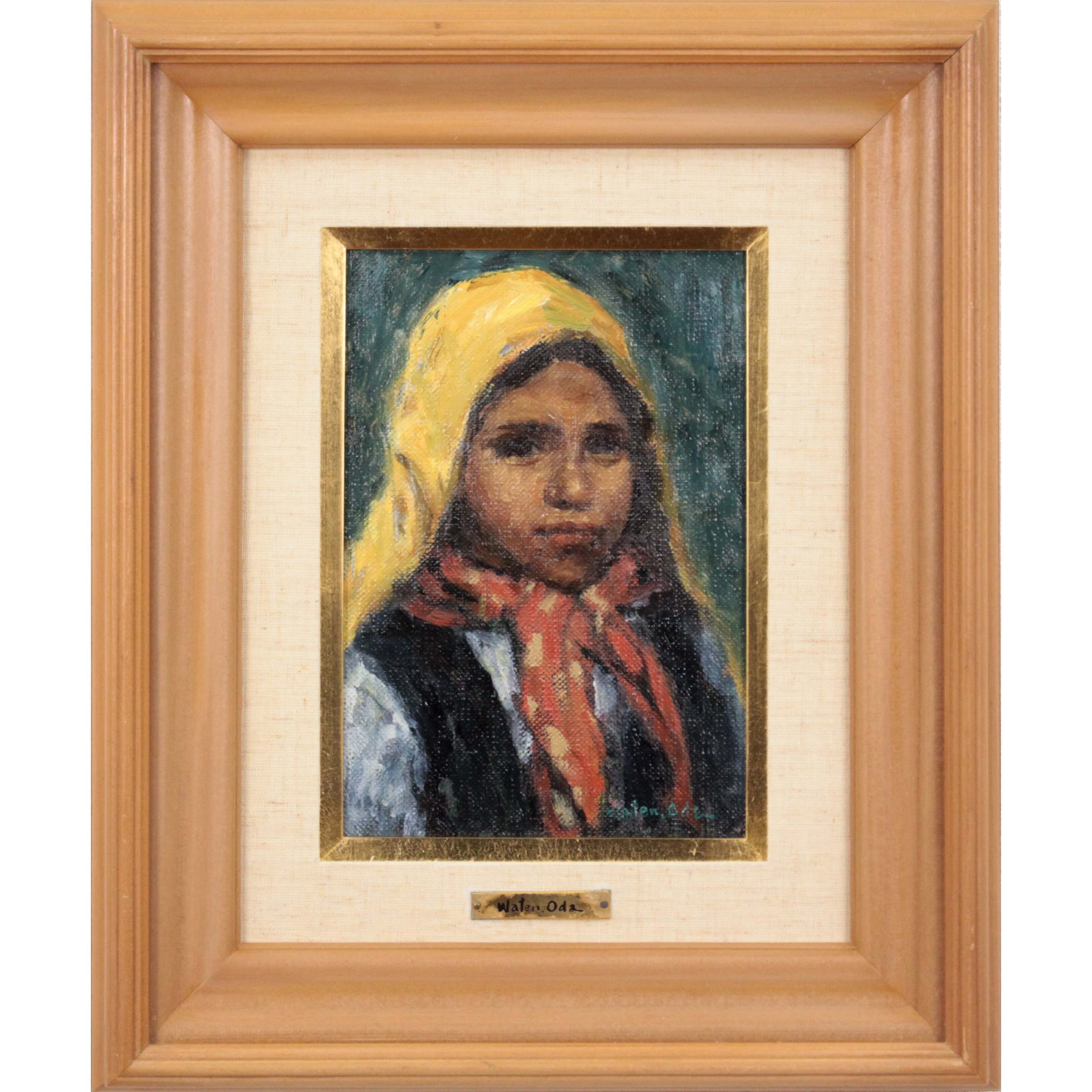 小田和典 『アル・ハダの少女』 油彩画 - 北海道画廊