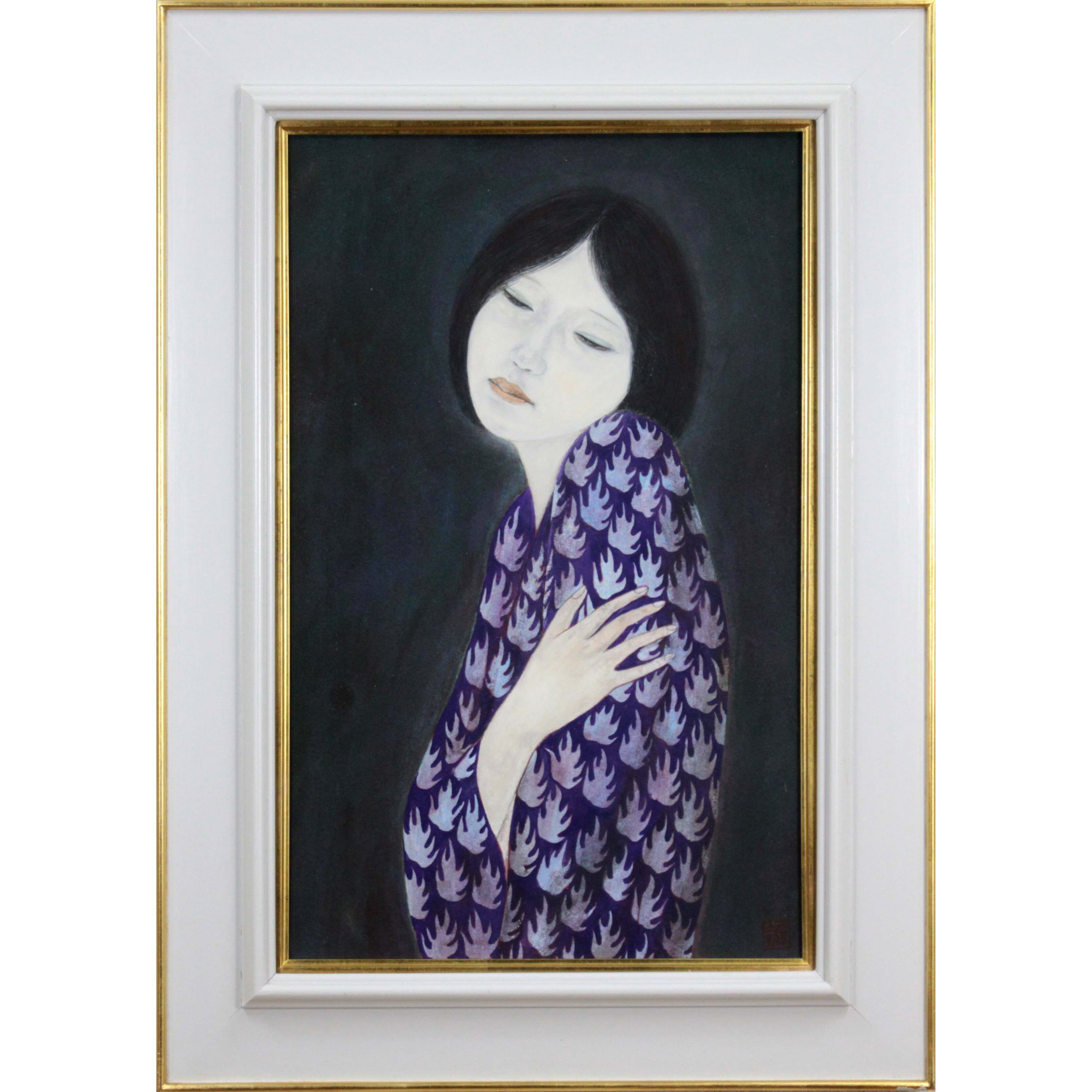 中野邦昭 『しじま』 日本画 - 北海道画廊