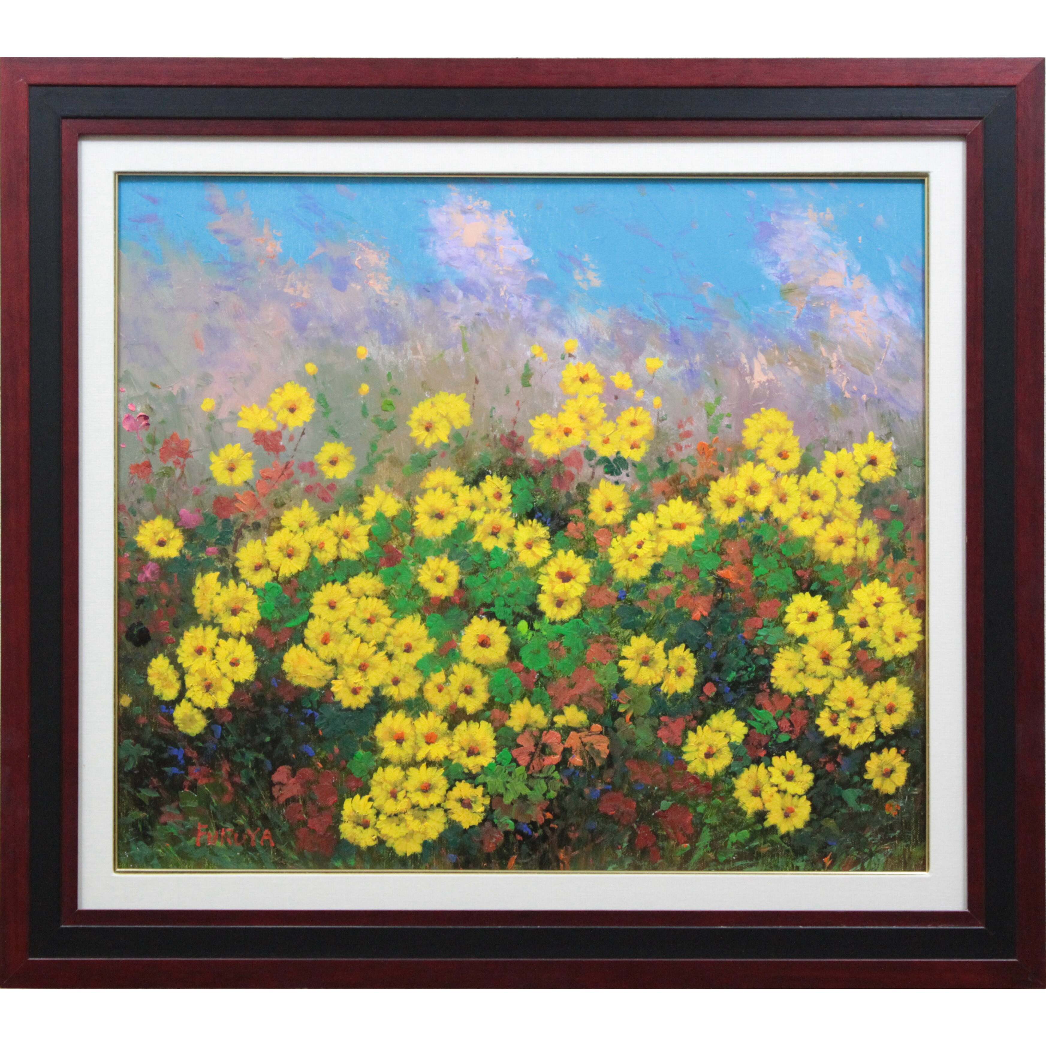 油絵「花」（古谷一男） 花 | 古谷一男 – 北海道画廊