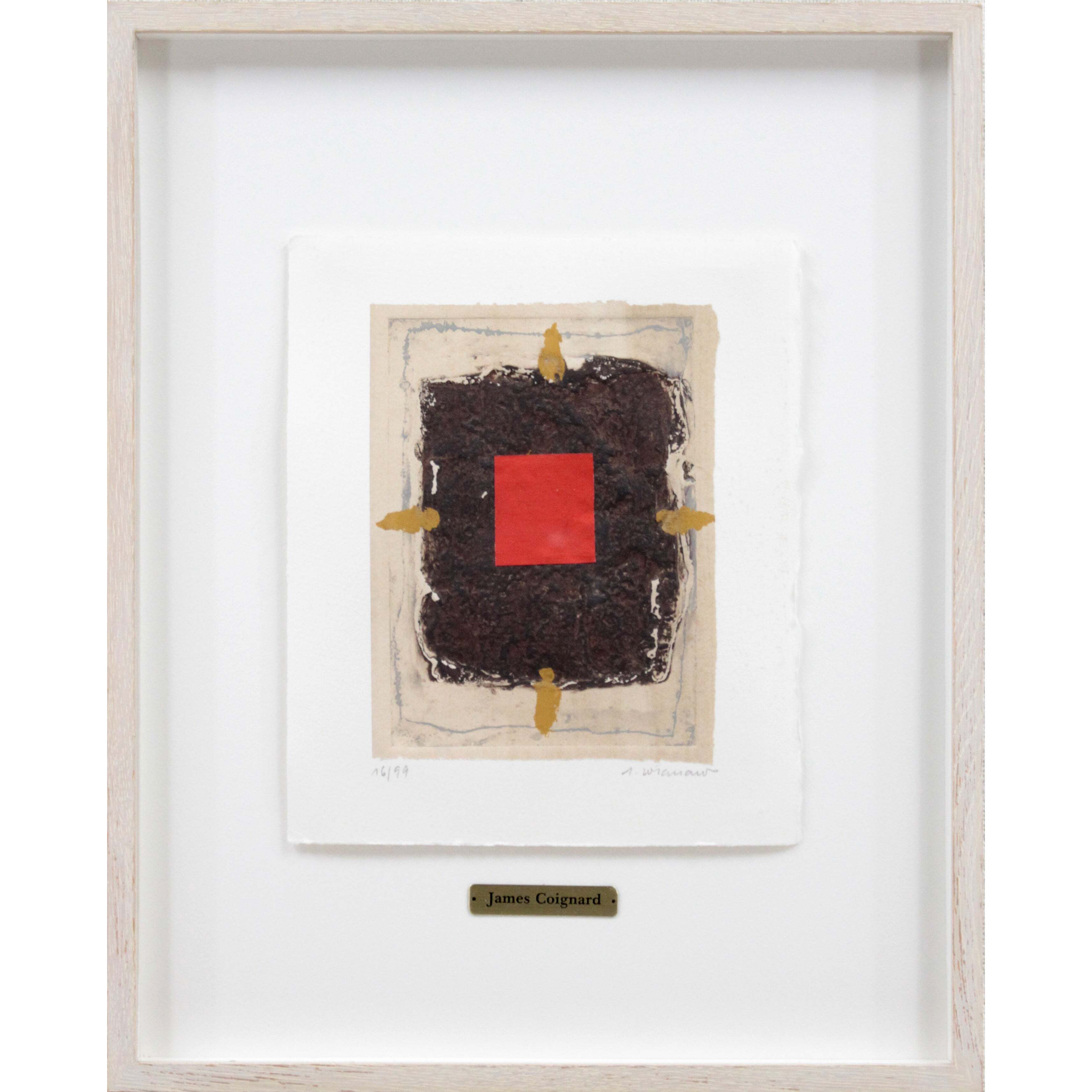 ジェームス・コワニャール 『抽象』 版画 - 北海道画廊