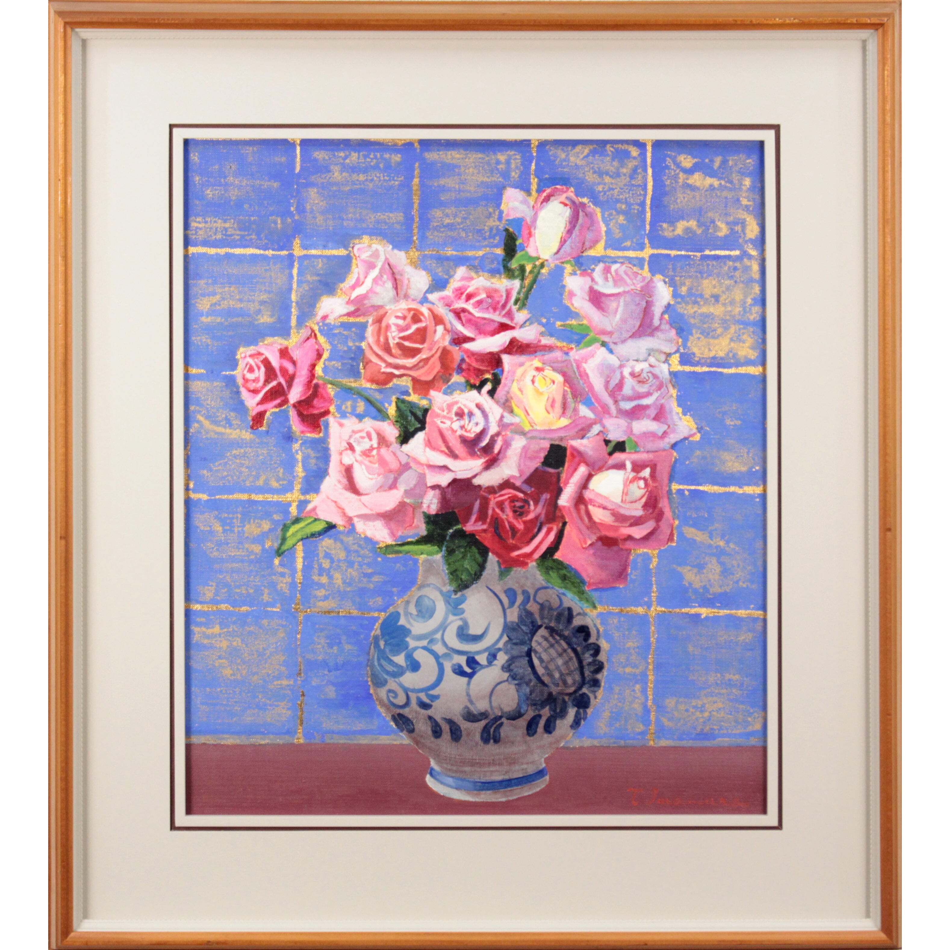 今村昭寛 『薔薇』 油彩画 - 北海道画廊