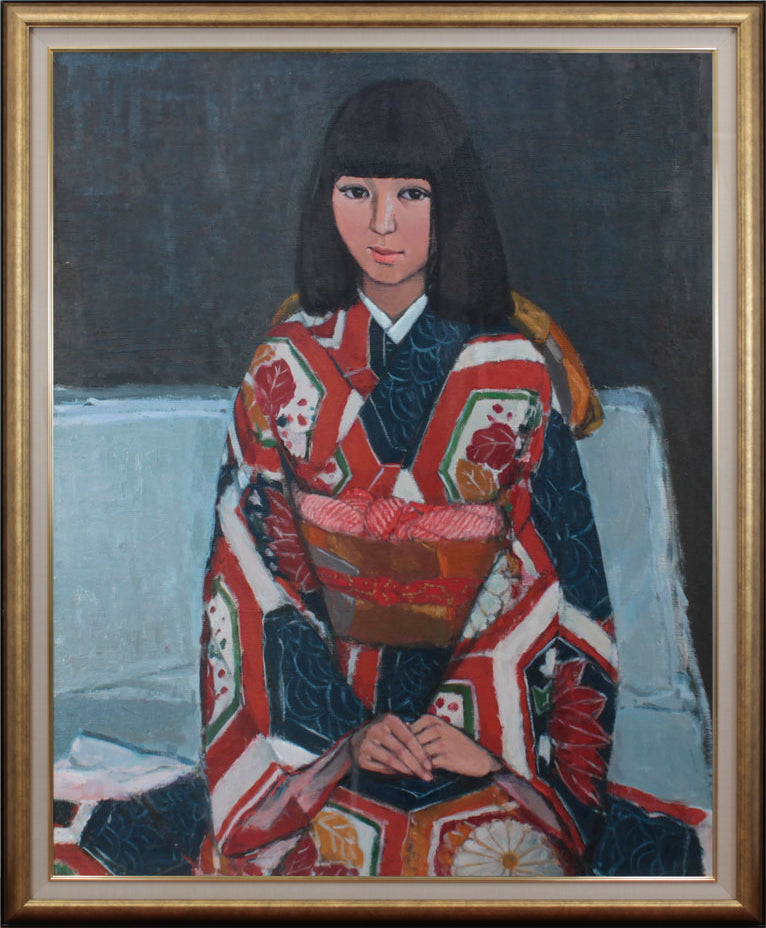 着物を着た少女