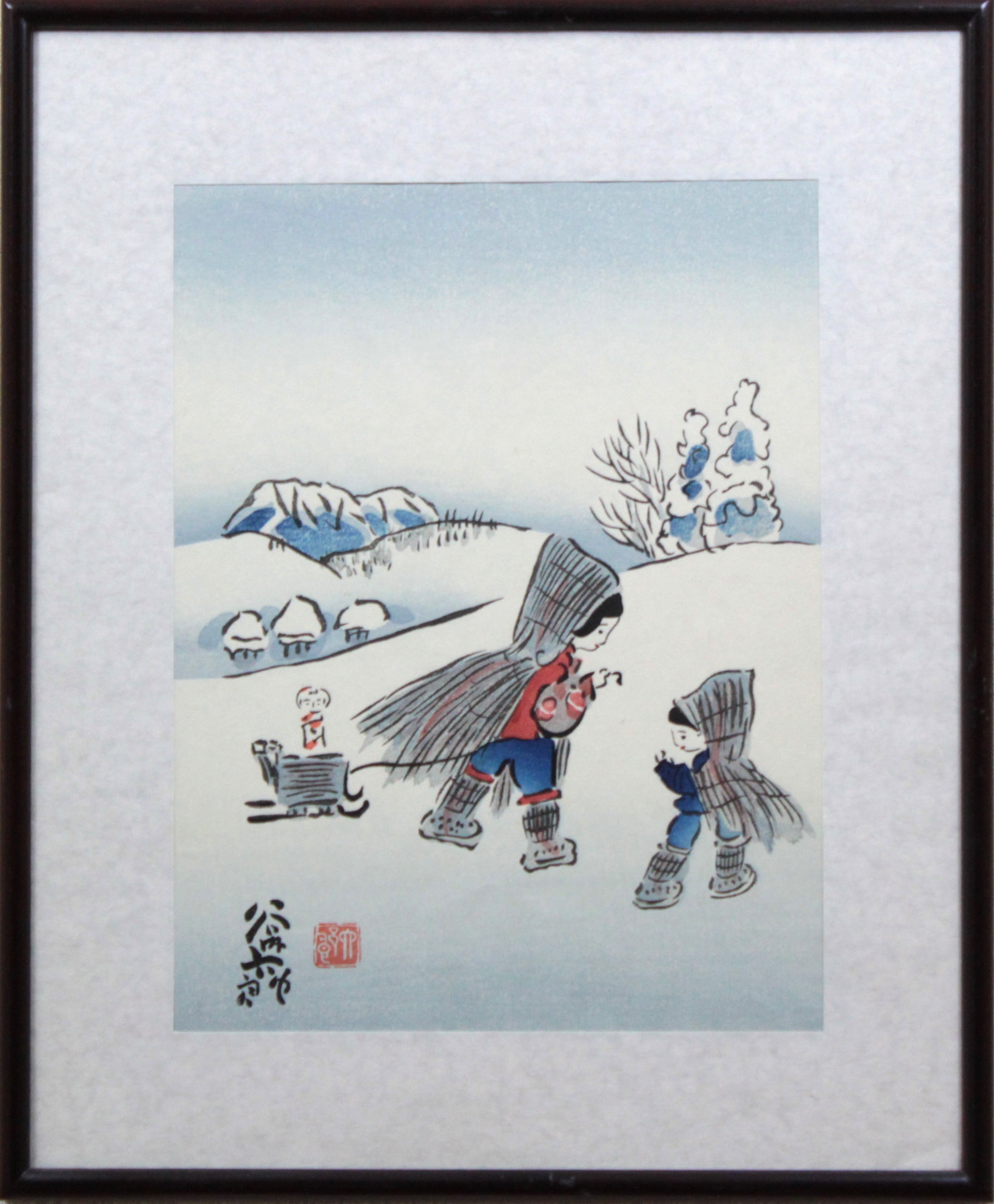 冬（四季版画より） | 谷内六郎 – 北海道画廊