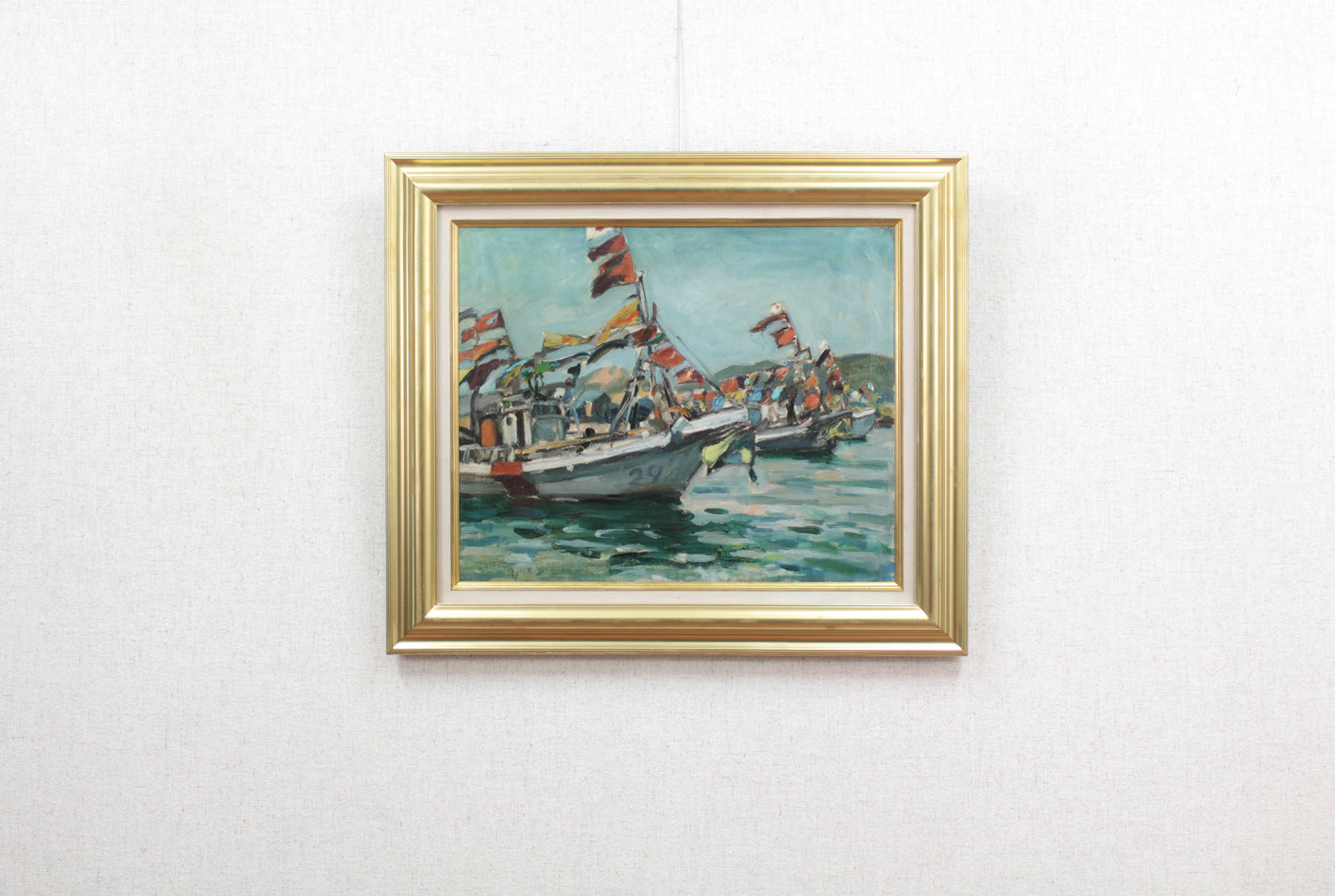 出船( オホーツクの独航船団)