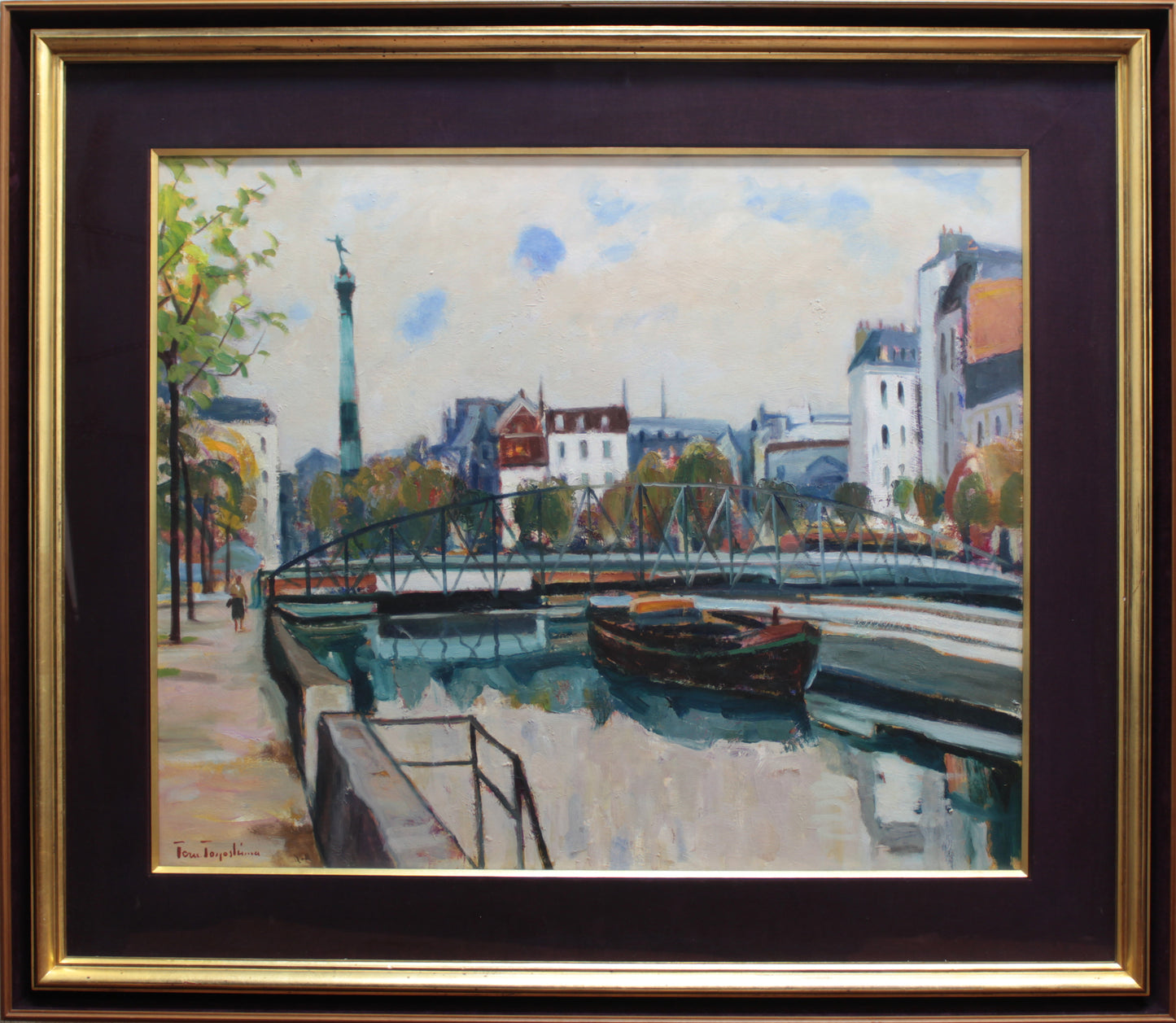 バスティーユ広場近くの運河(PARIS)