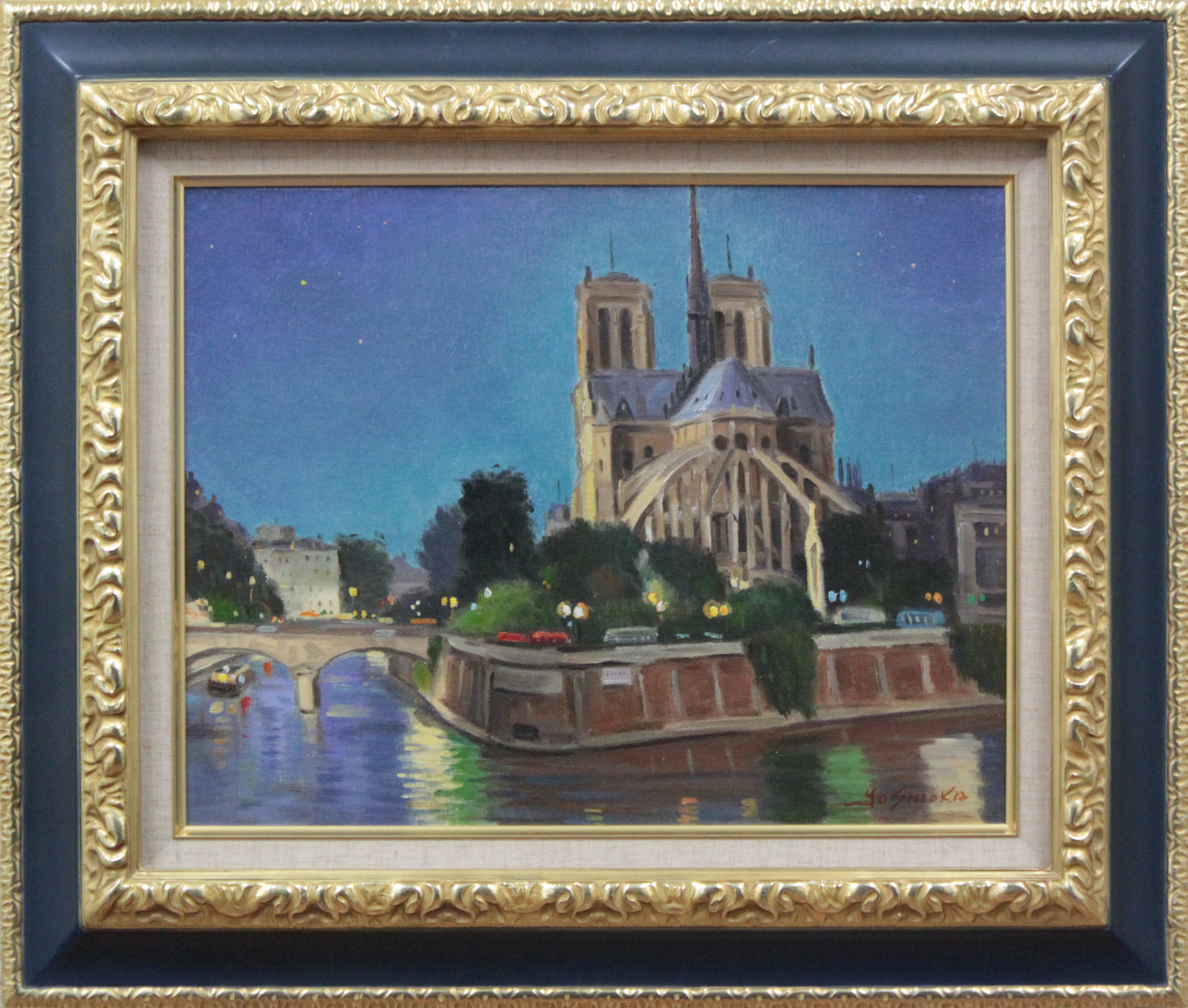 夜のノートルダム