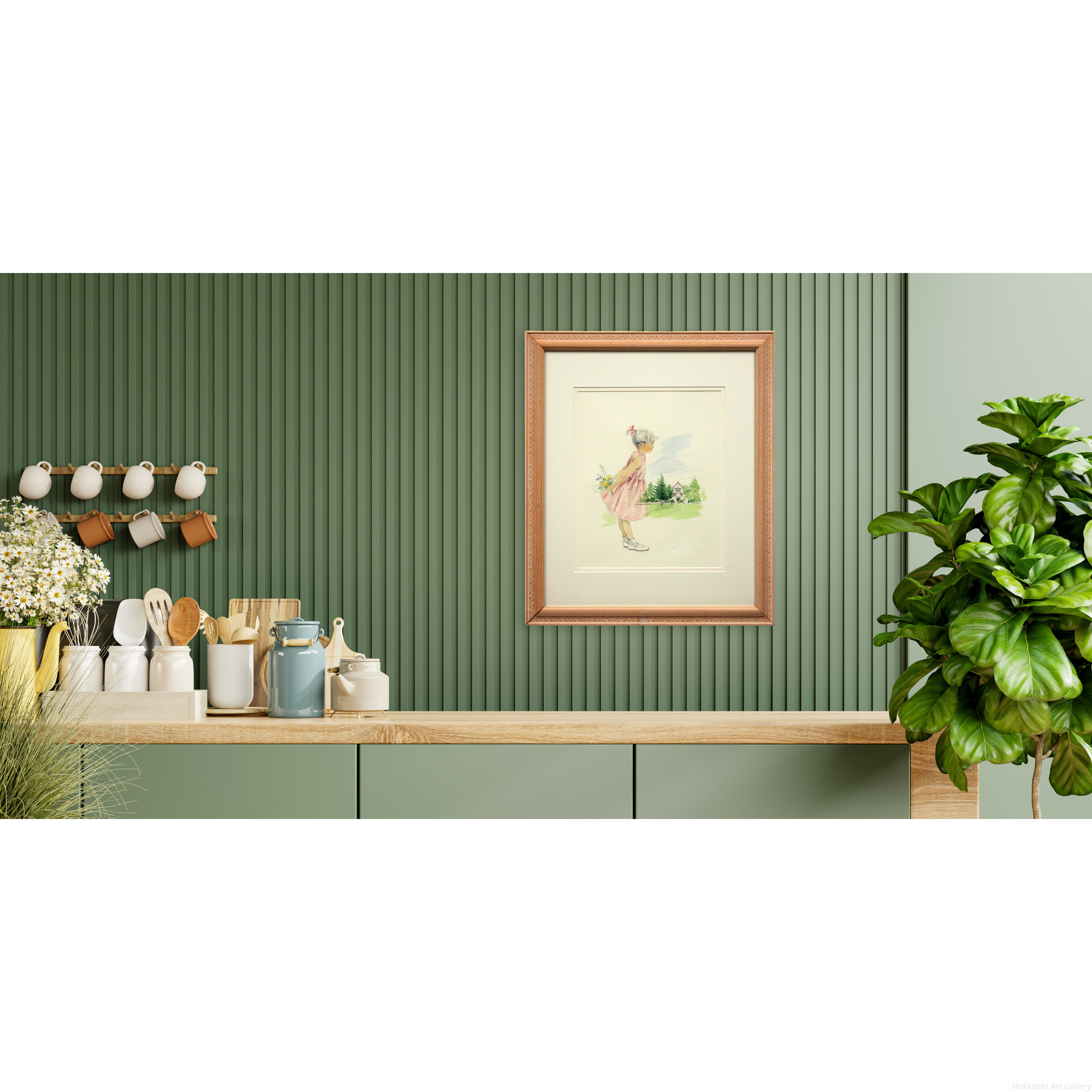 たかたのりこ 『北大付属植物園』 水彩画 - 北海道画廊