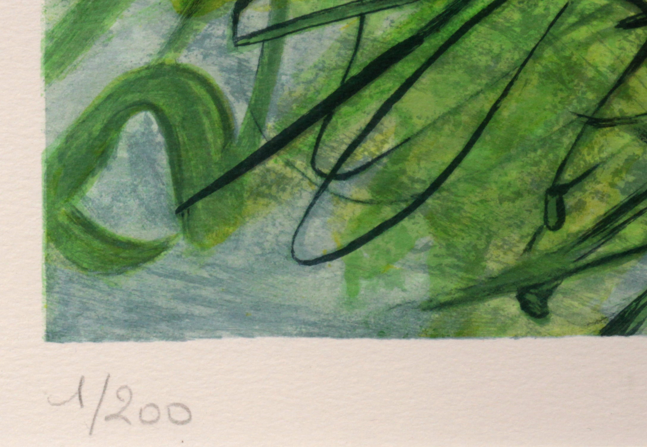 46×60cm作品サイズアンヌ・マリー『陽のあたる池』リトグラフ【真作保証】 絵画