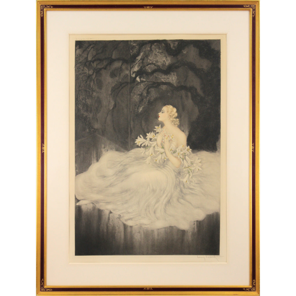 ルイ・イカール Louis Icart フィギュア フィギュリン リリー ルイ・イカール 『リリー』 銅版画 - 北海道画廊