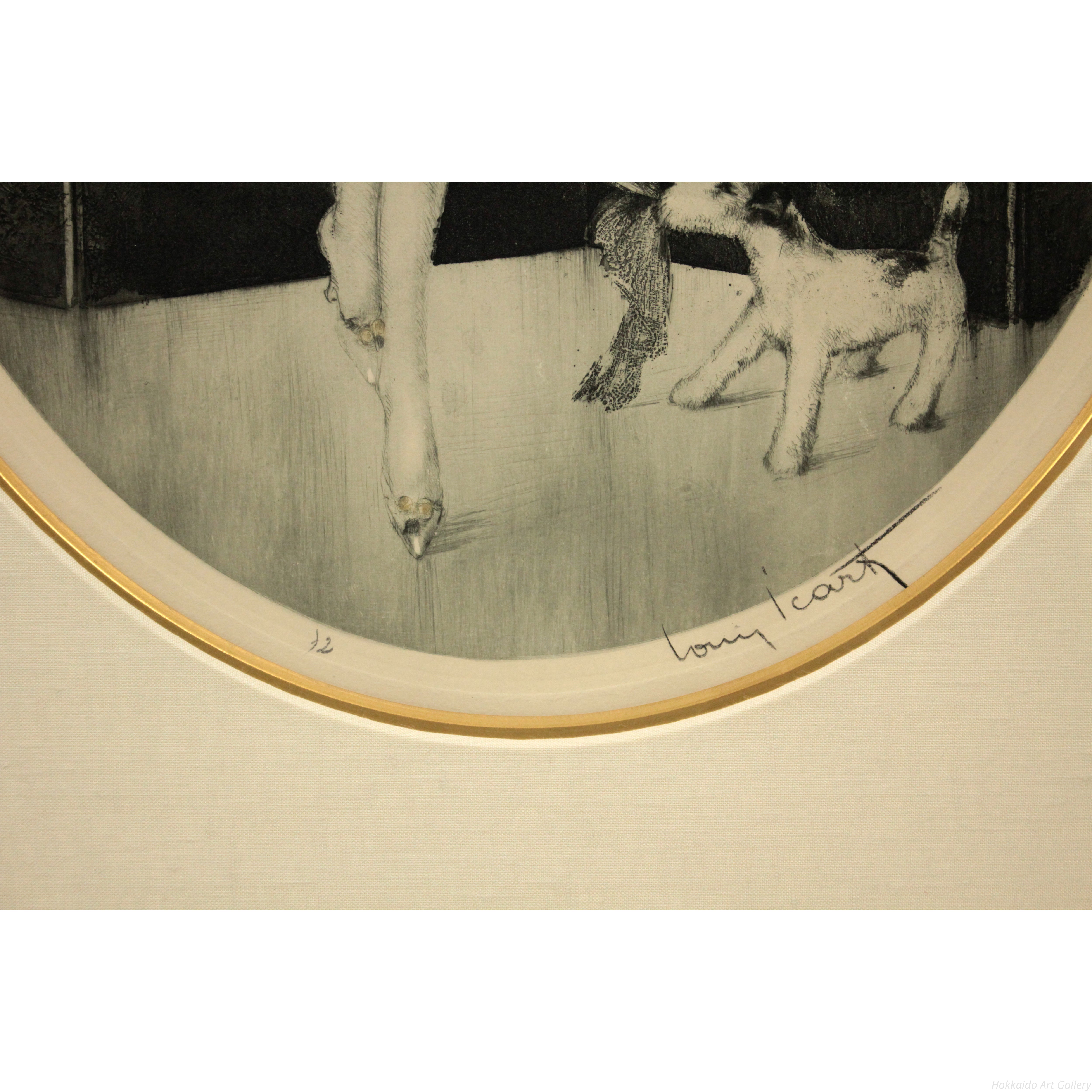 ルイ・イカール 『無神経』 エッチング - 北海道画廊