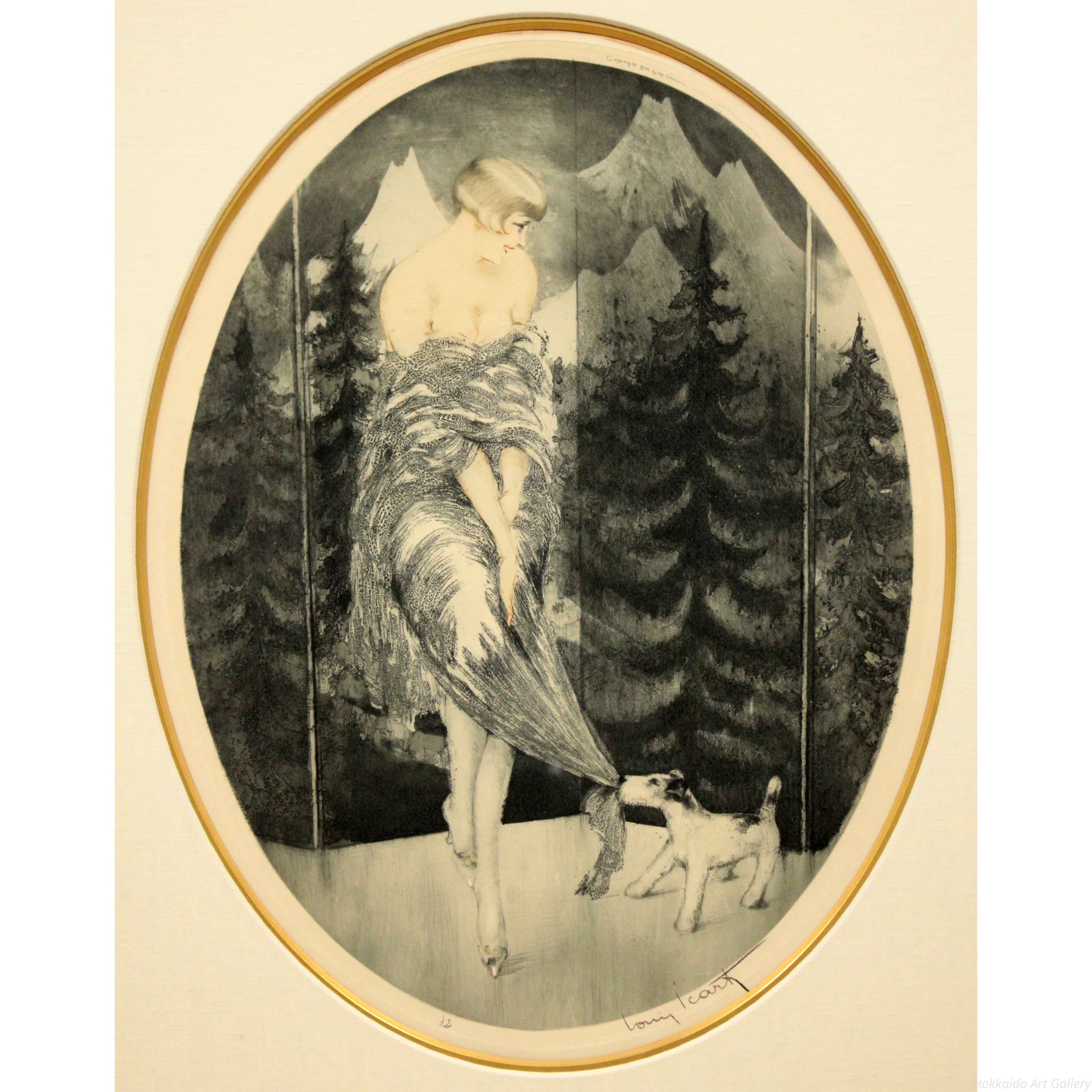 ルイ・イカール 『無神経』 エッチング - 北海道画廊