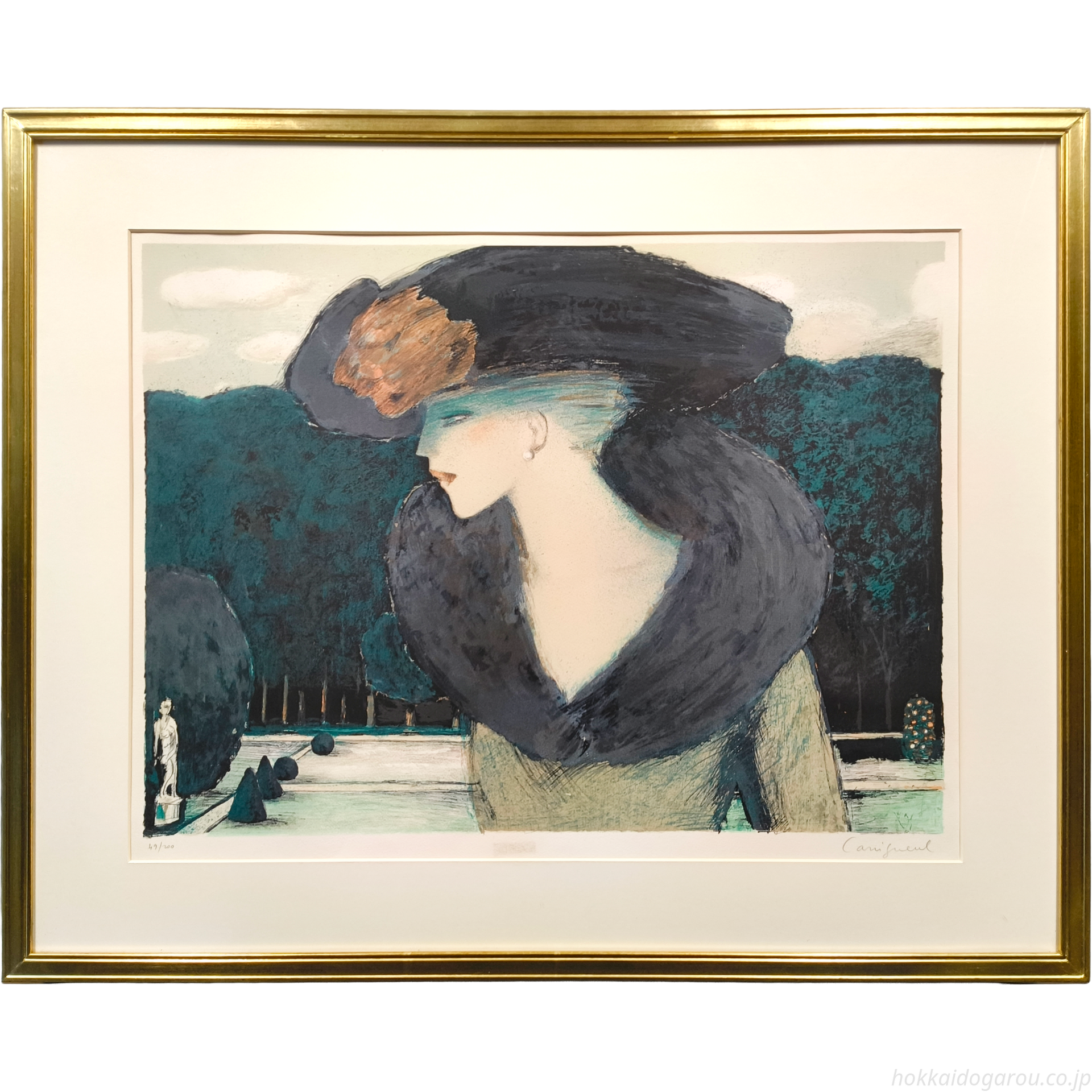 ジャン＝ピエール・カシニョール 『彫像』 リトグラフ - 北海道画廊
