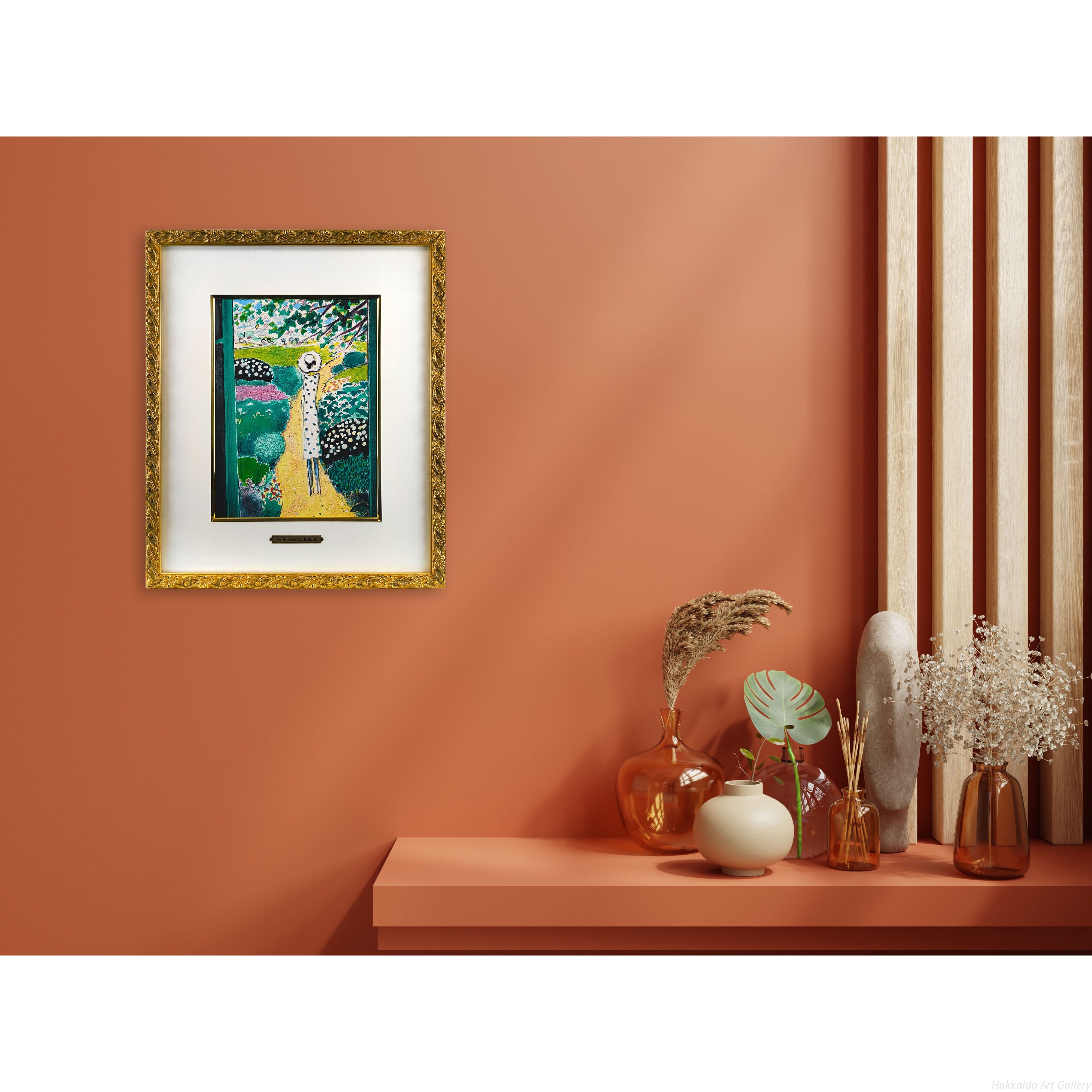 ジャン＝ピエール・カシニョール 『村』 リトグラフ - 北海道画廊