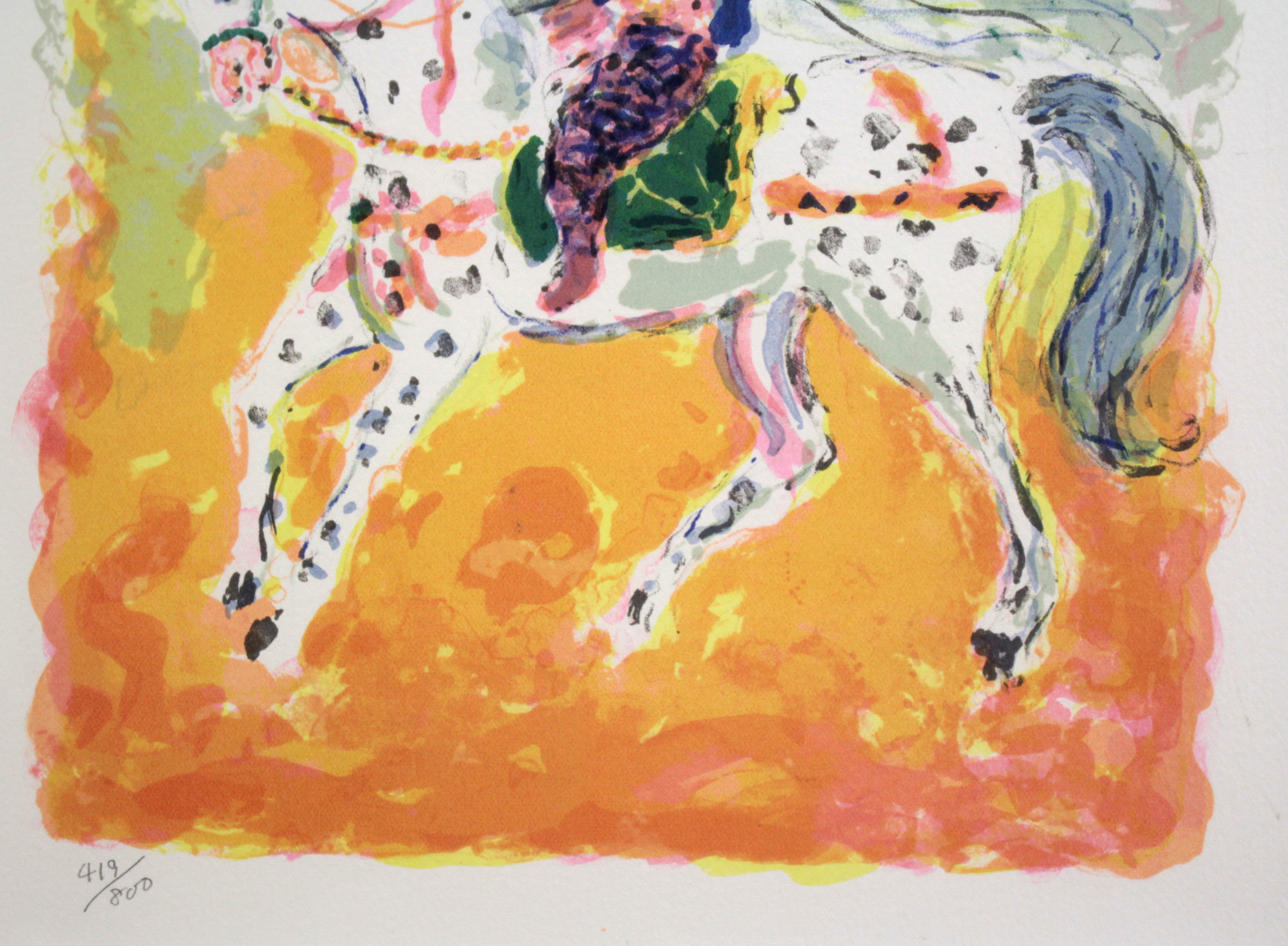 コスティア・テレシコヴィッチ 『チュニジアの騎手』 リトグラフ - 北海道画廊