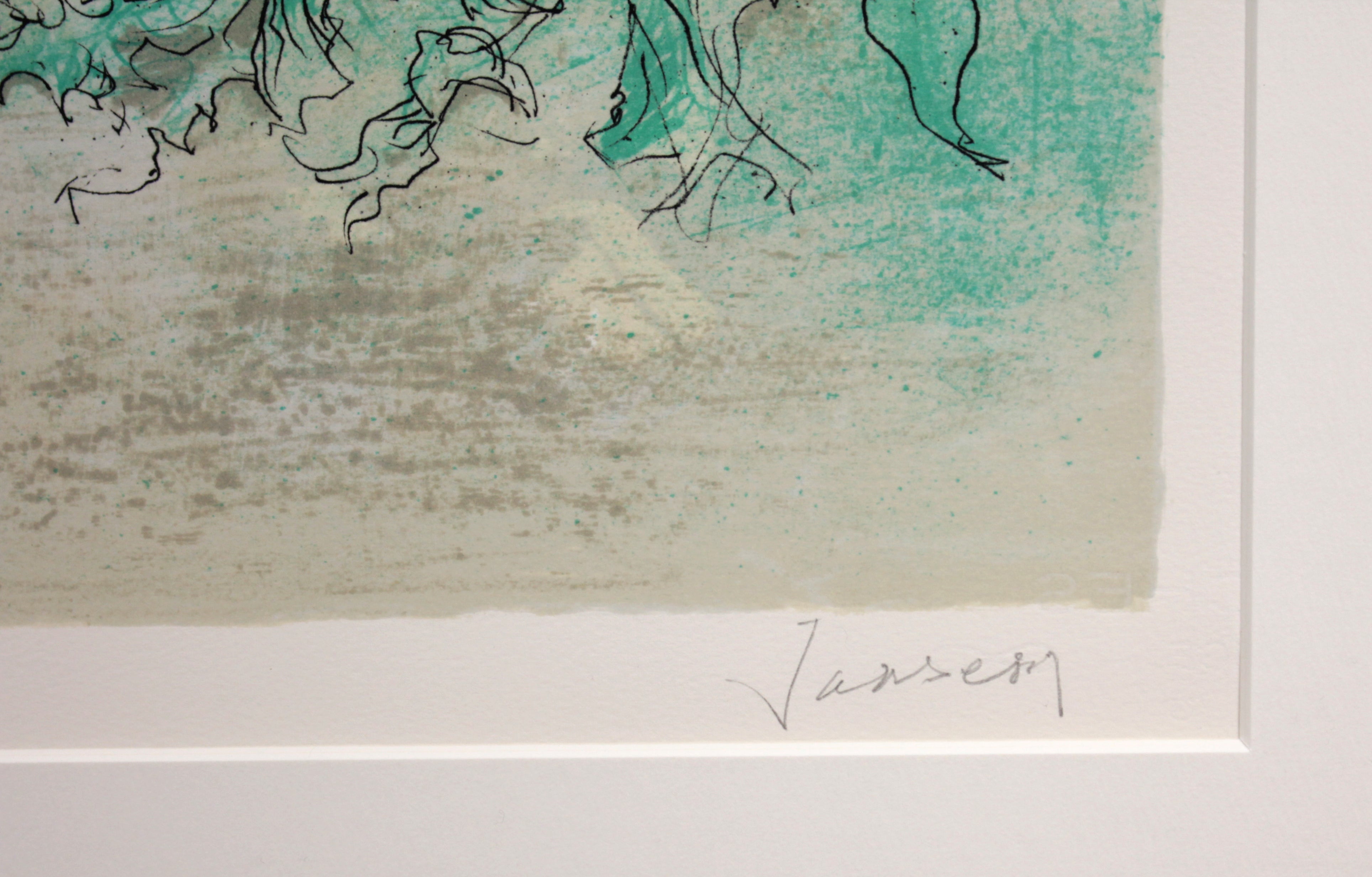 ジャン・ジャンセン 『ひまわり』 リトグラフ - 北海道画廊