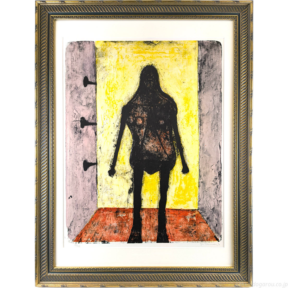 ニューヨーク絵画　リトグラフ ルフィーノ・タマヨ 『黒のヴィーナス』 リトグラフ - 北海道画廊