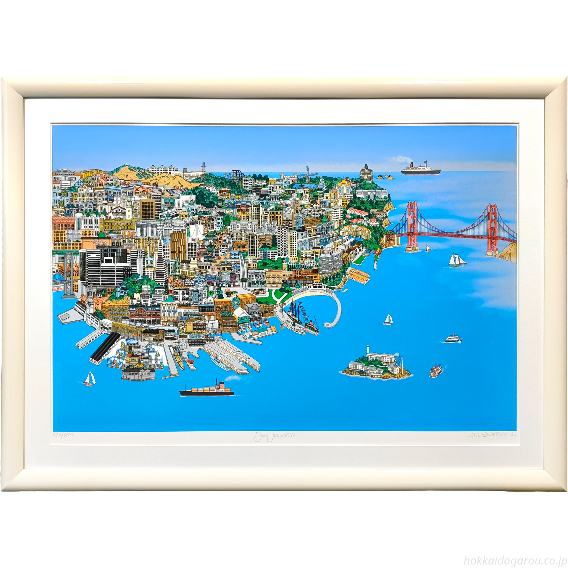 ジャン・デヴィッドソン 『San Francisco』 セリグラフ - 北海道画廊