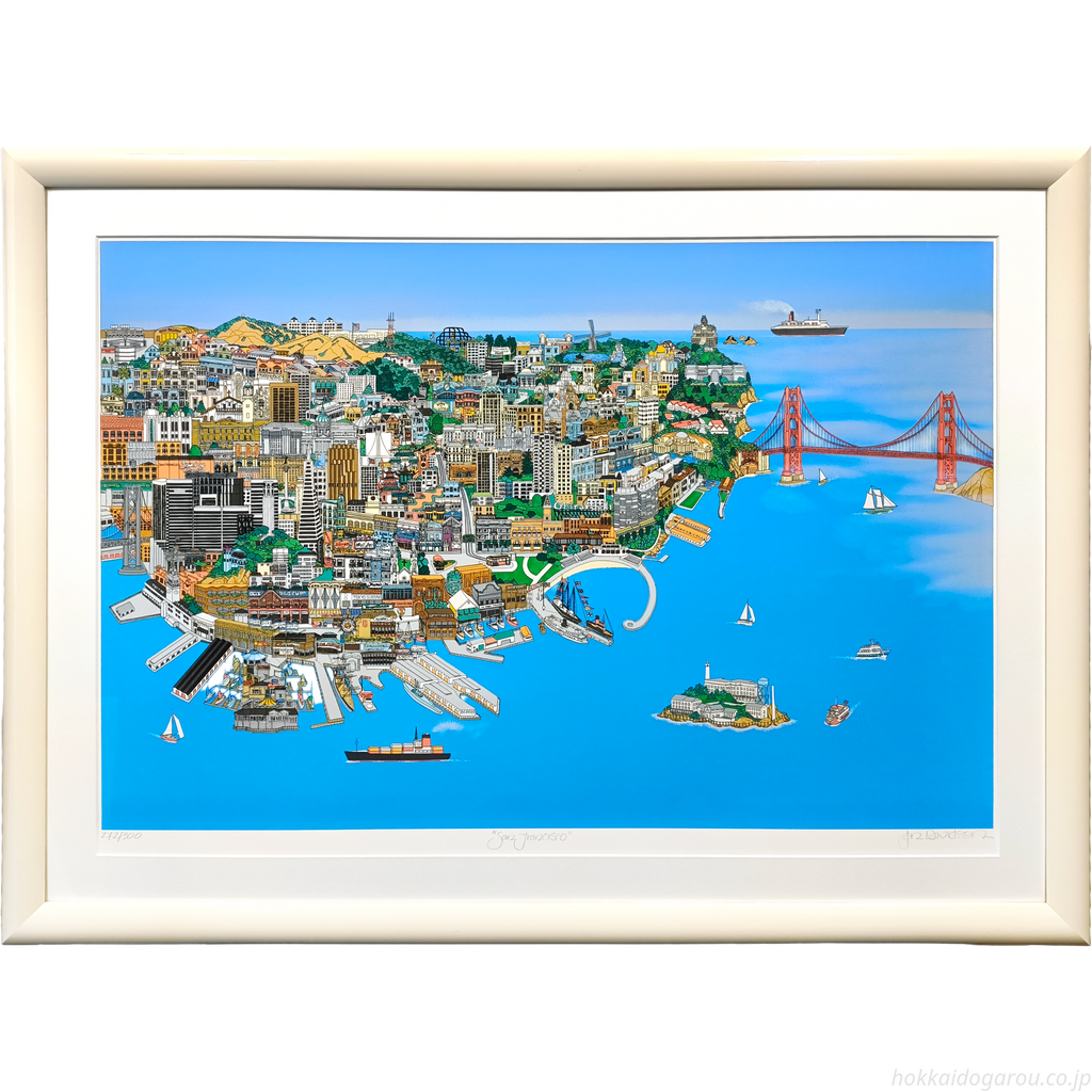 ジャン・デヴィッドソン 『San Francisco』 セリグラフ - 北海道画廊