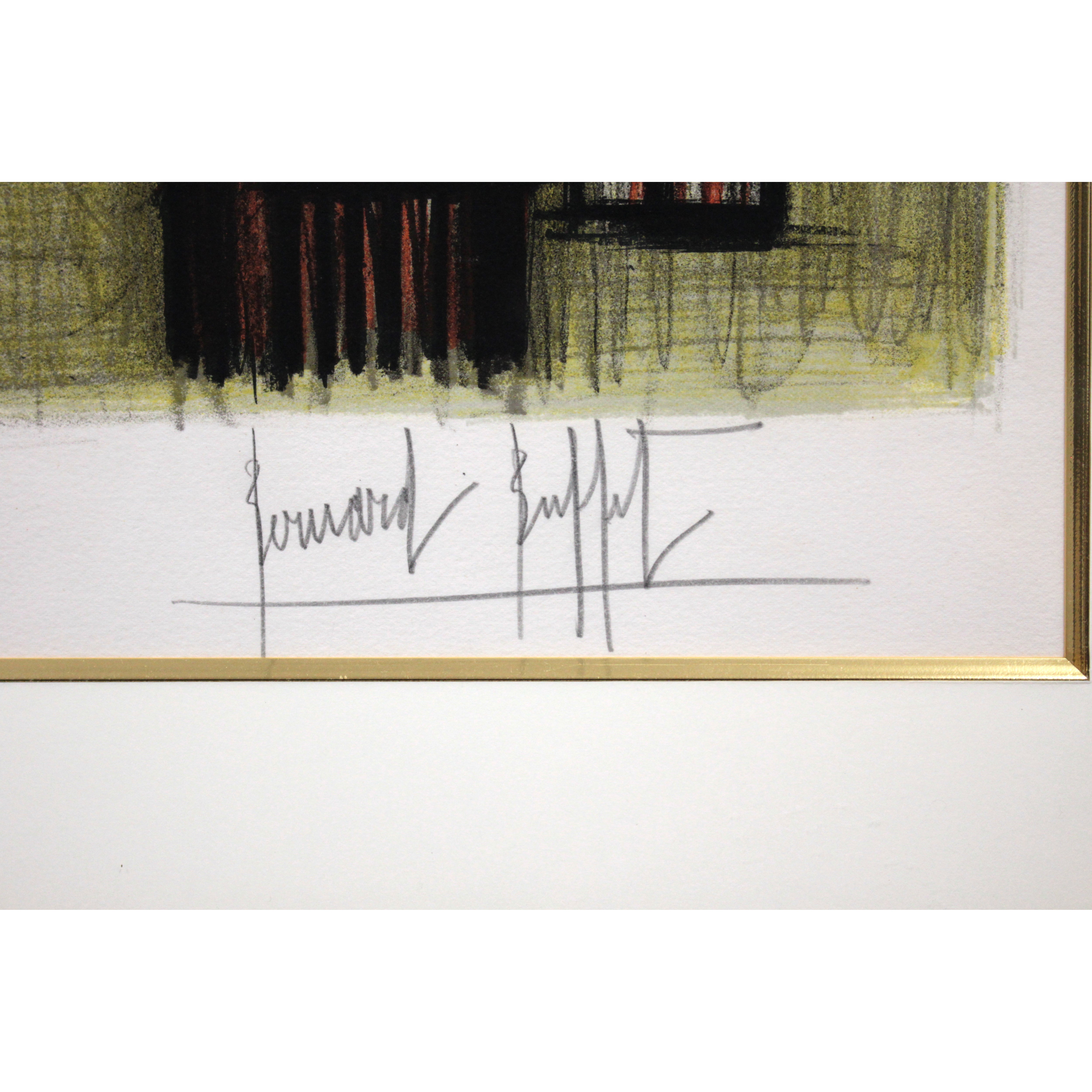 ベルナール・ビュッフェ 『小さな海岸』 リトグラフ - 北海道画廊