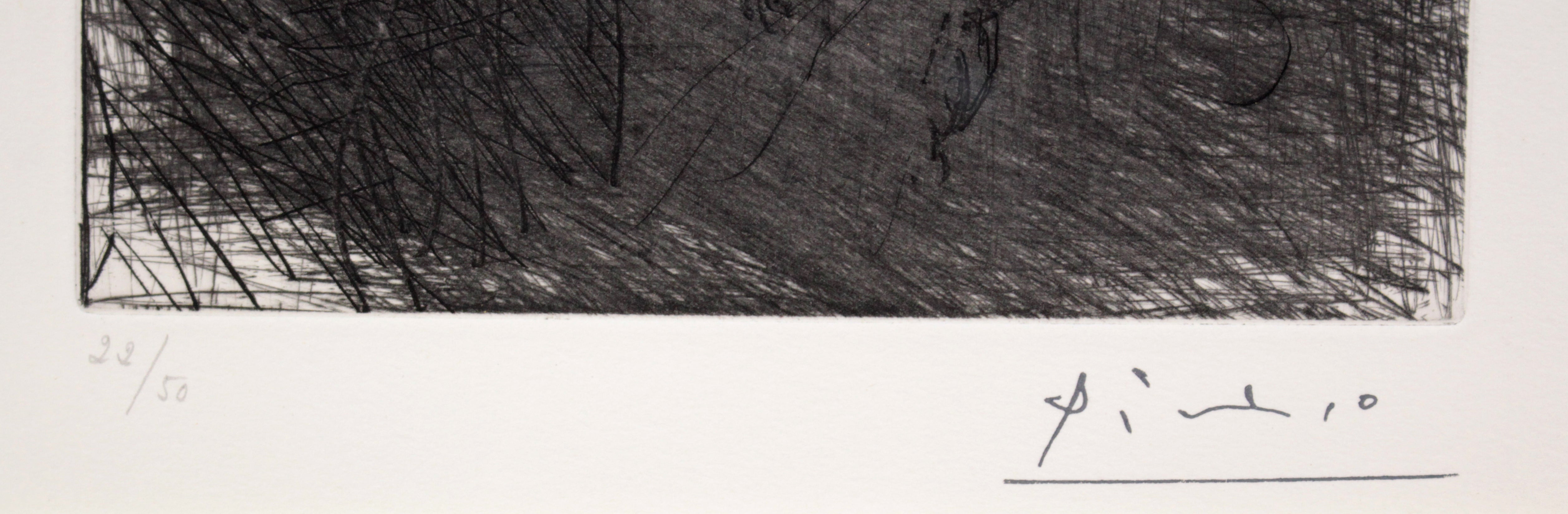 パブロ・ピカソ 『156シリーズ 作品92』 銅版画 - 北海道画廊