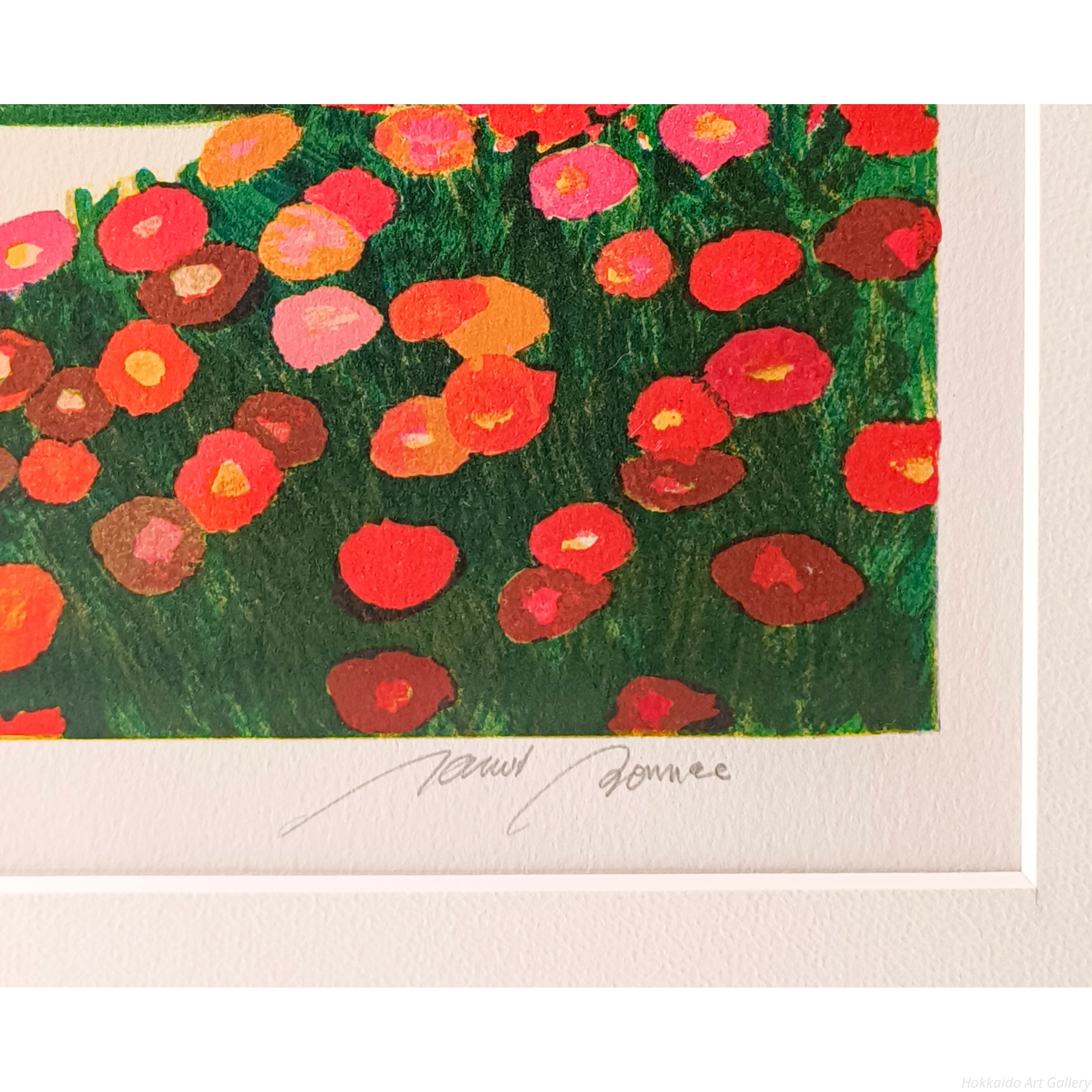 ボネック 田園の別荘、私の青い自転車 リトグラフ 2枚セット ボネック