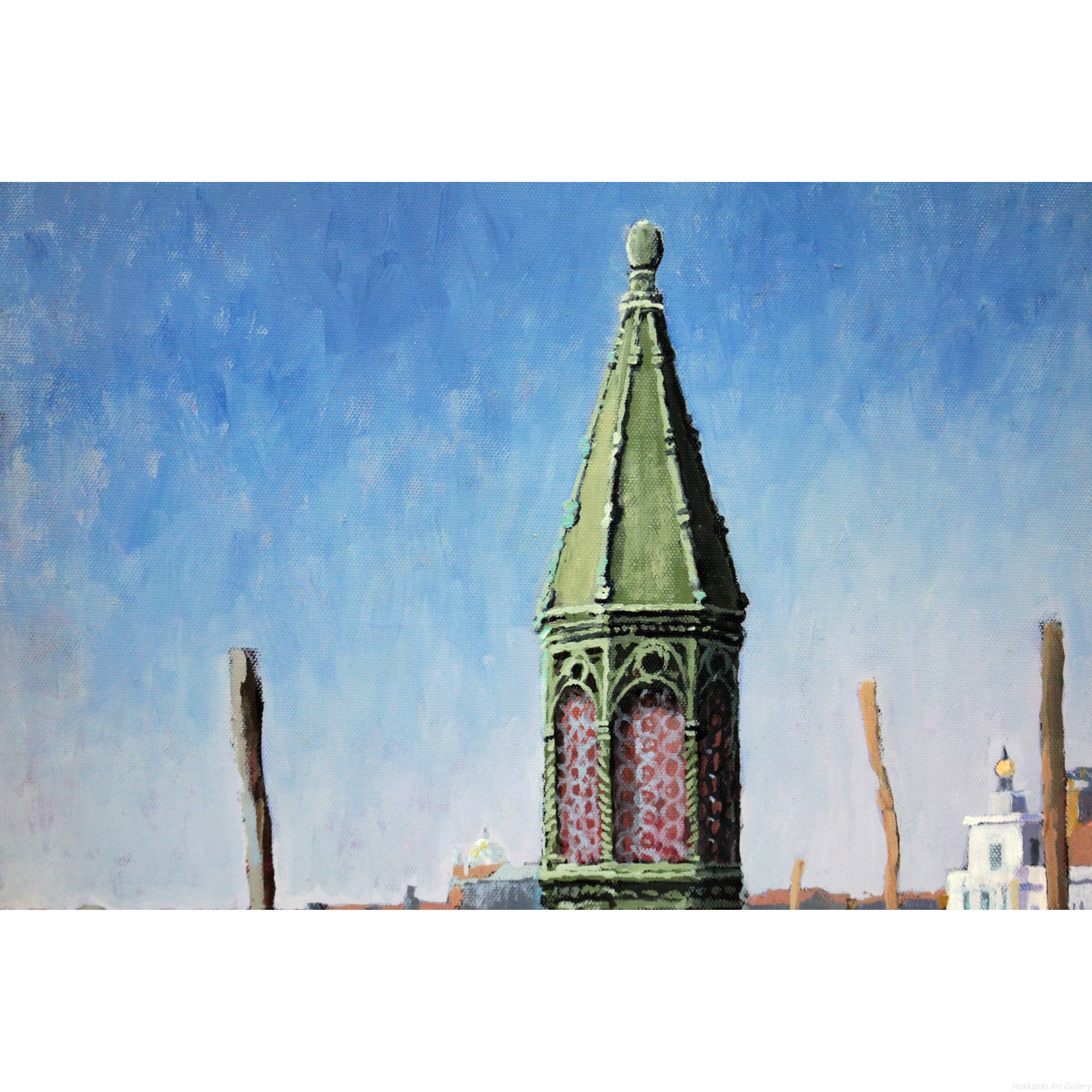 三田隆夫 『ベネツィア・朝』 油彩画 - 北海道画廊