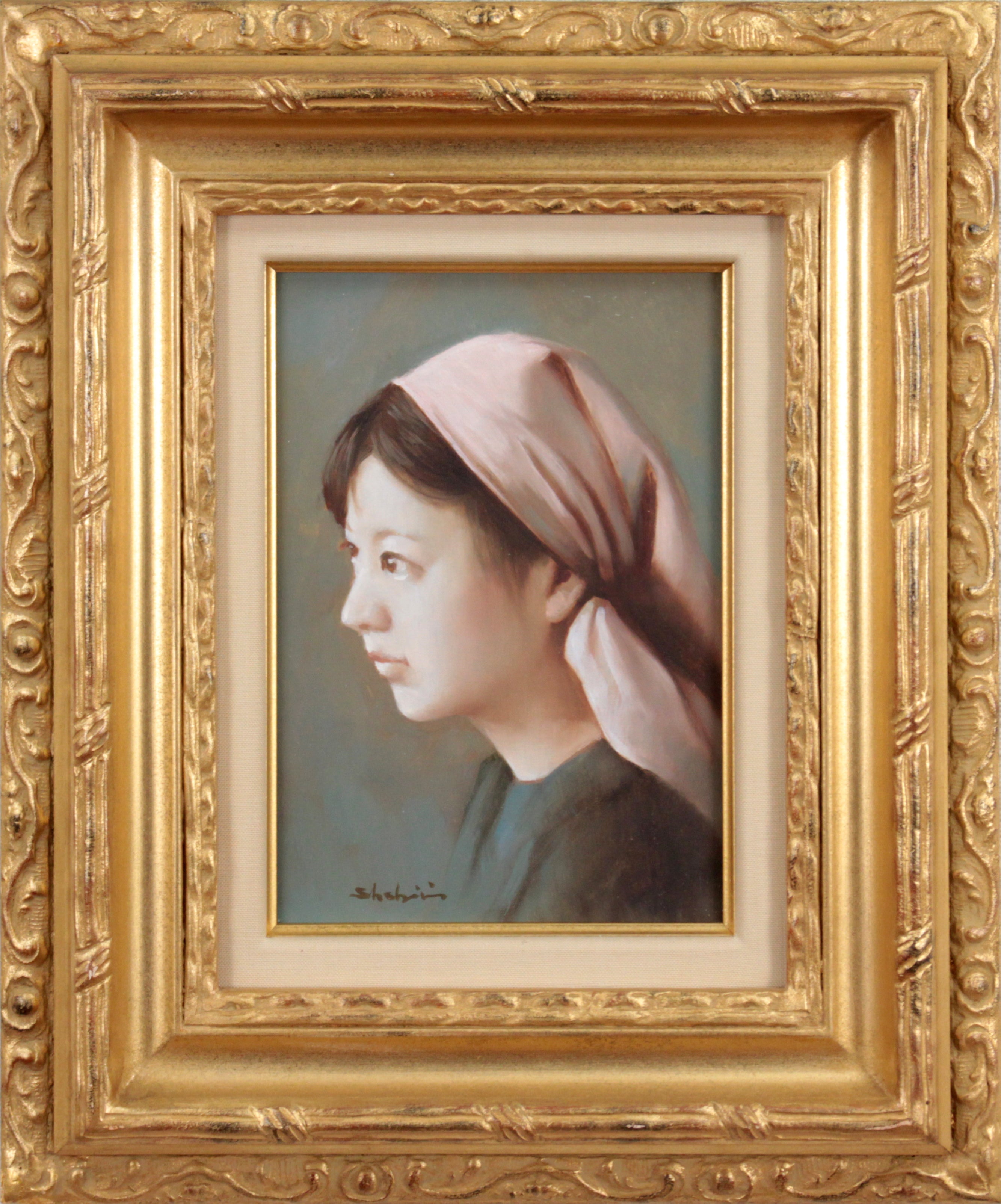 寺島貞志(1905~1983)油彩画タイトル「パンジー」日本プロレタリア美術 