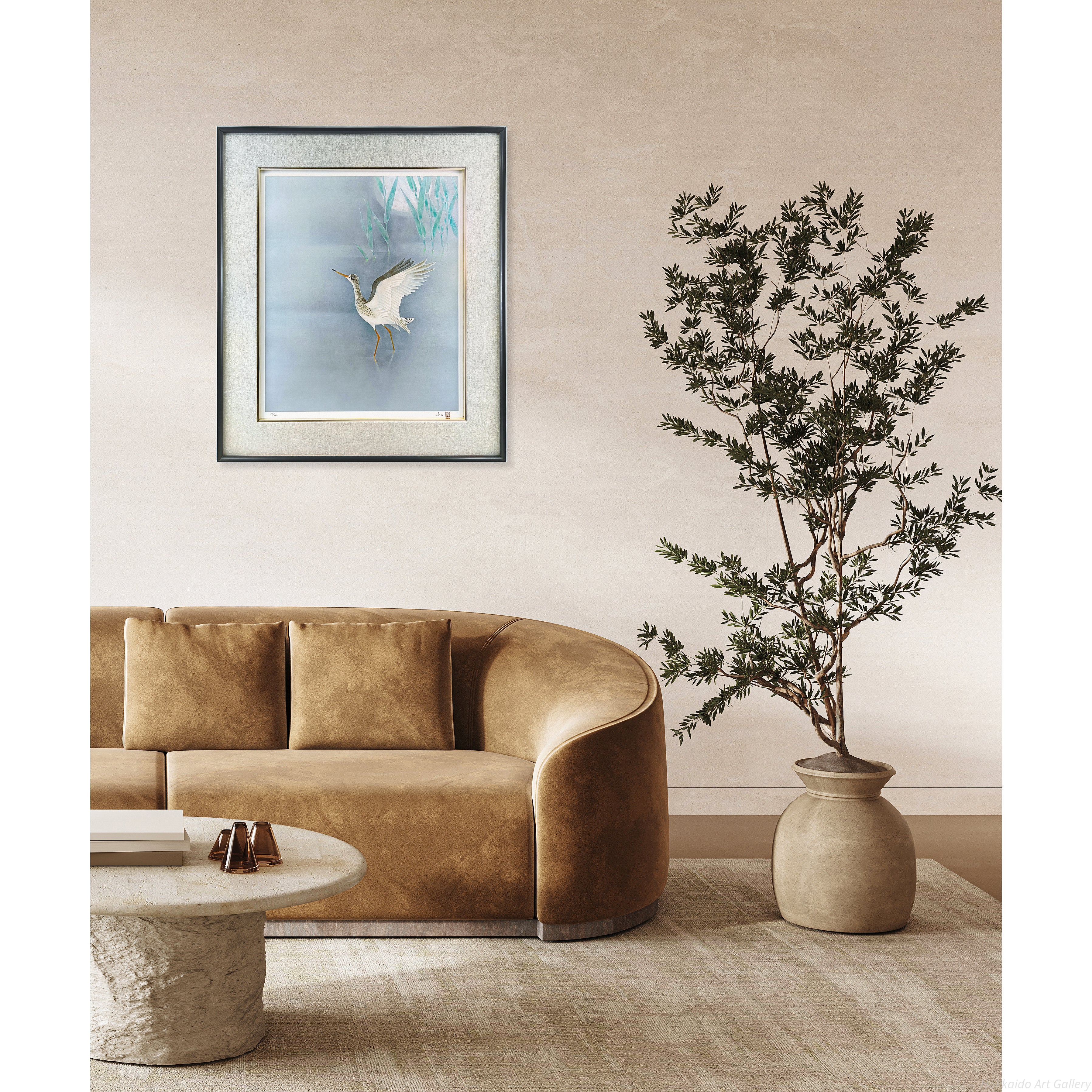 上村淳之 『月』 リトグラフ - 北海道画廊