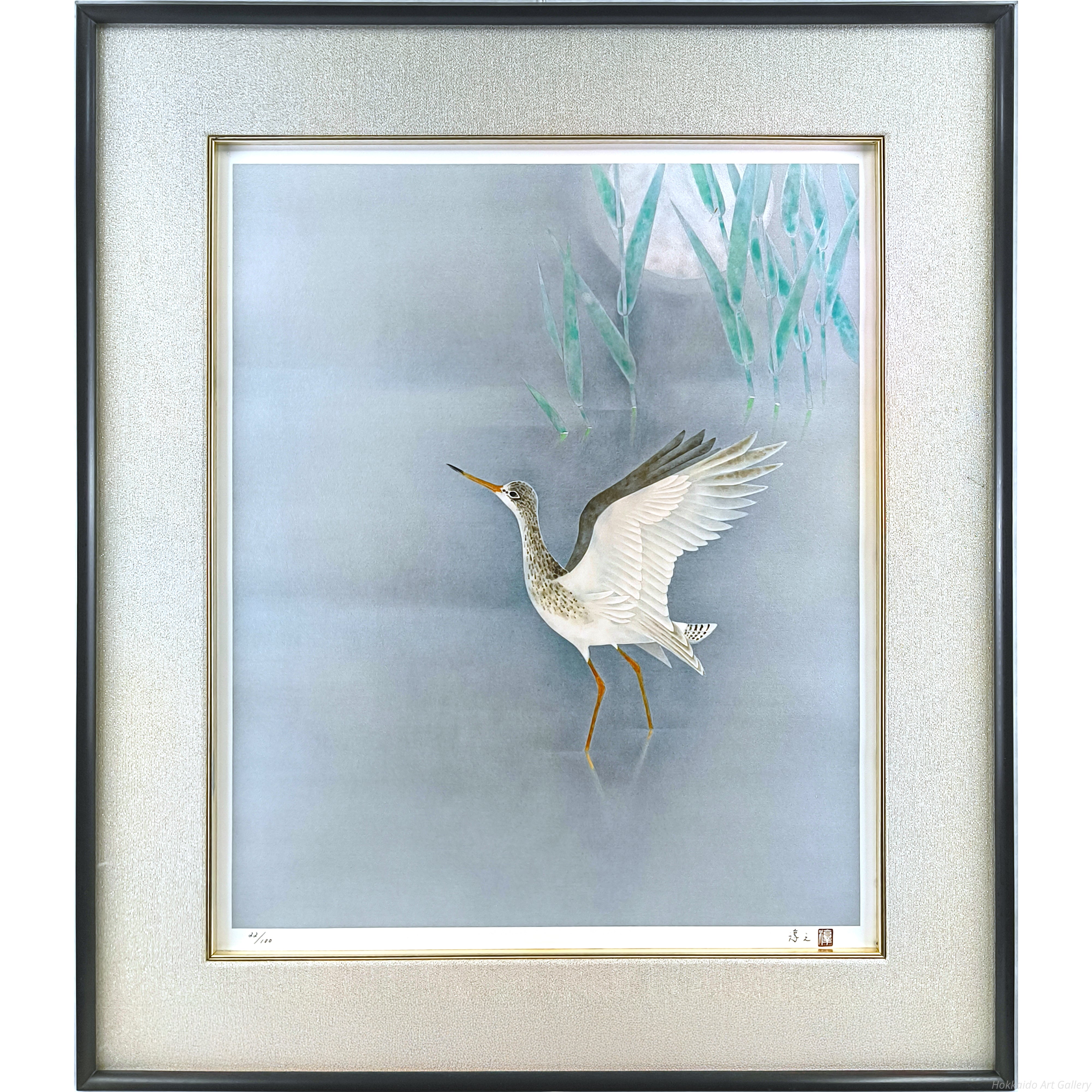 上村淳之 『月』 リトグラフ - 北海道画廊