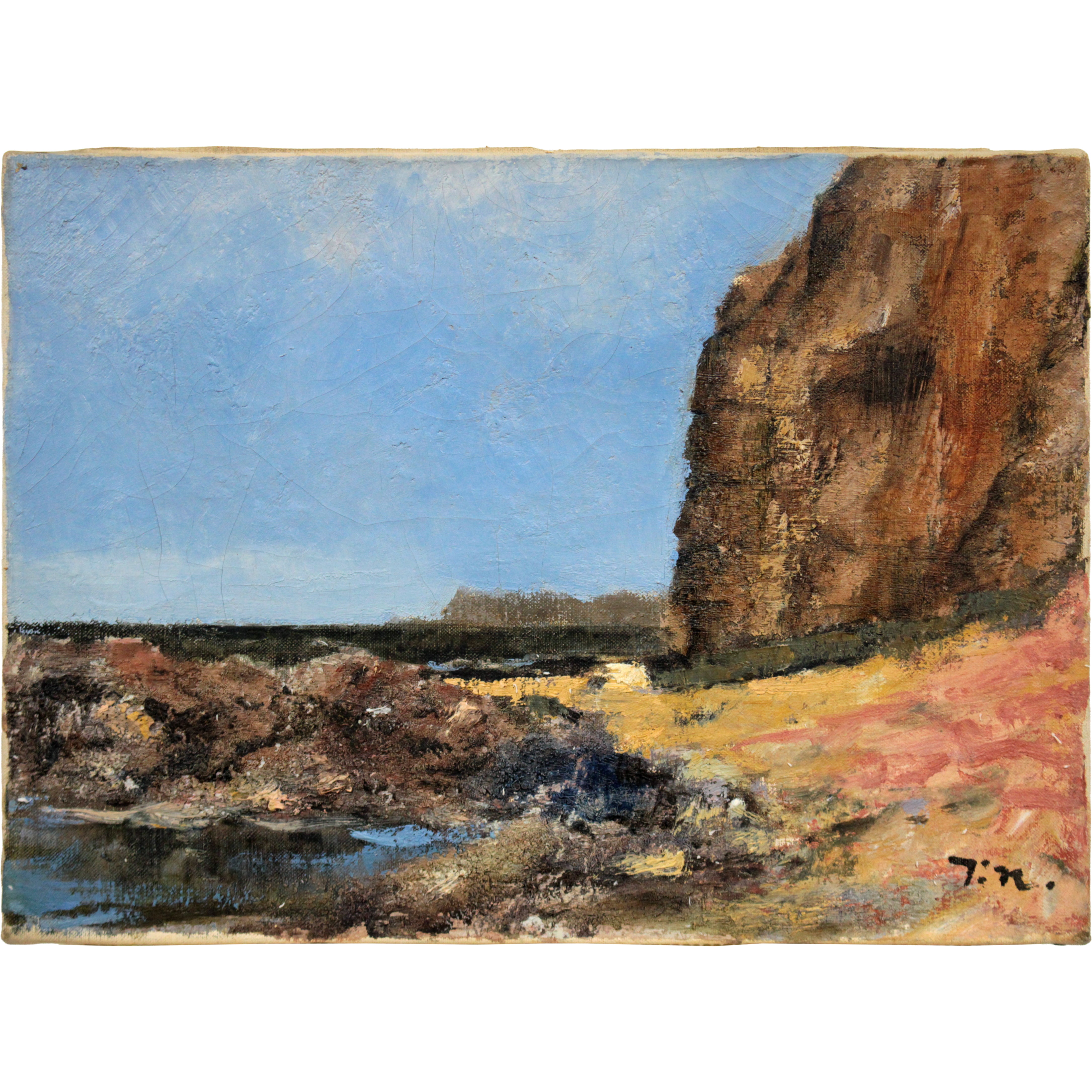 伊藤仁 『積丹風景』 油彩画 - 北海道画廊