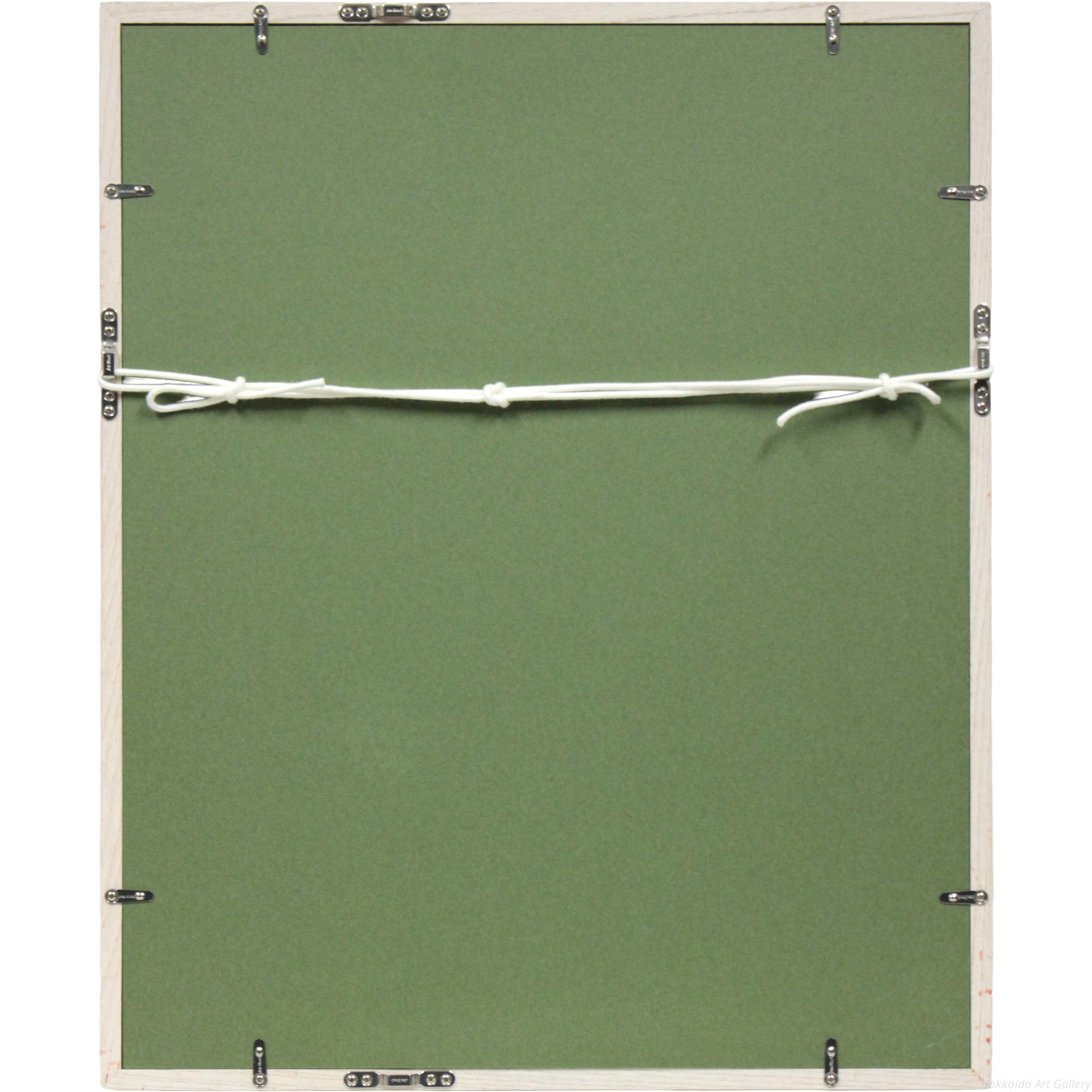 伊藤順一 『インコと少女』 油彩画 - 北海道画廊