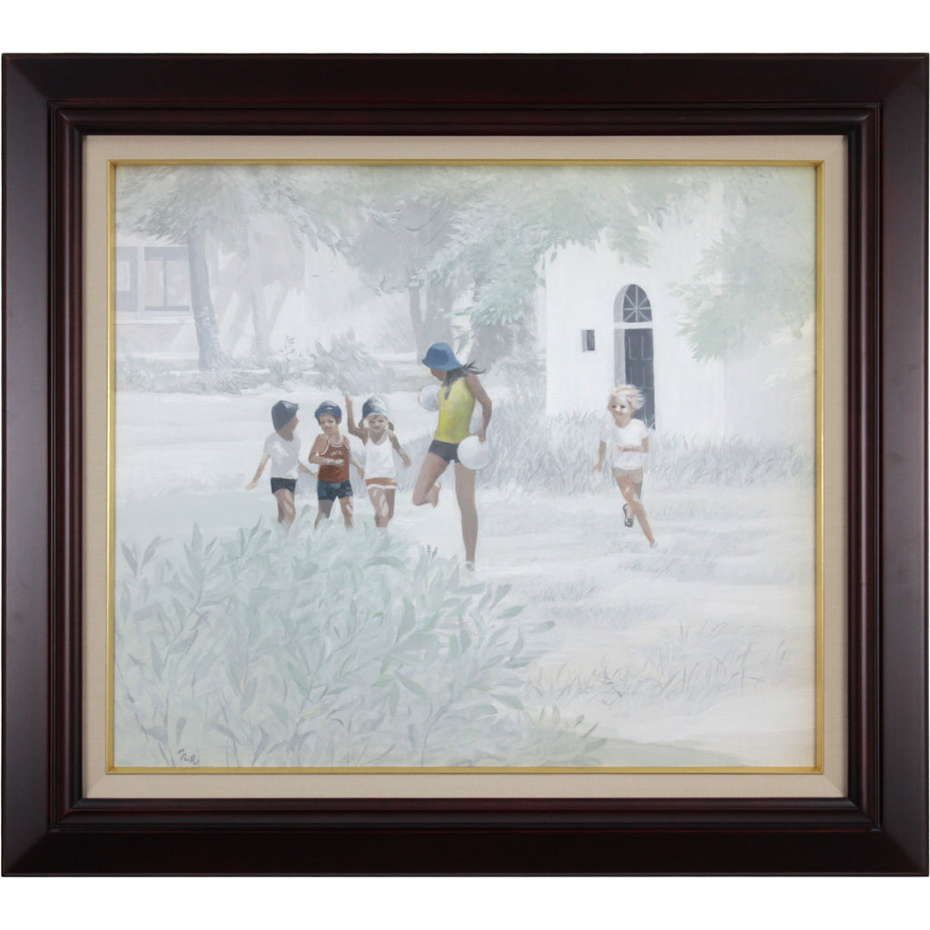 原 尚子 『風』 油彩画 - 北海道画廊